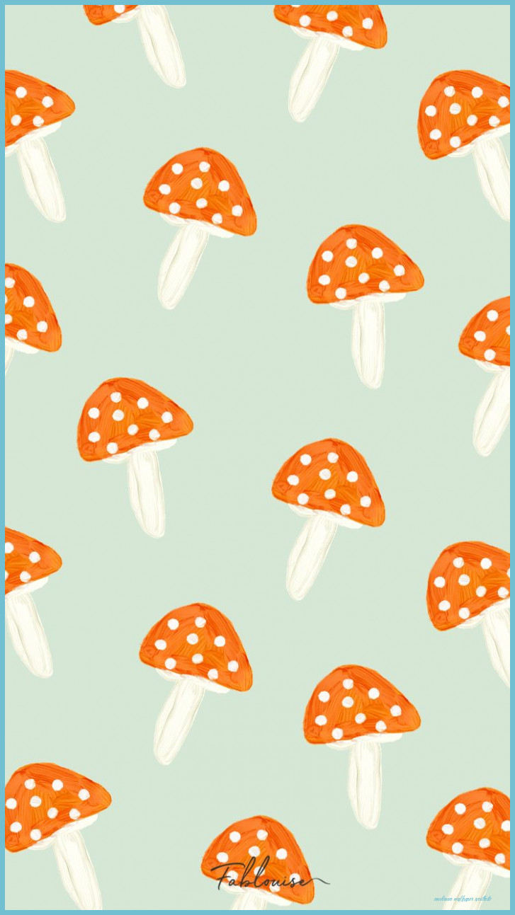 Free Smartphone Wallpaper! Mushroom Wallpaper, Cute Patterns Wallpaper Aesthetic