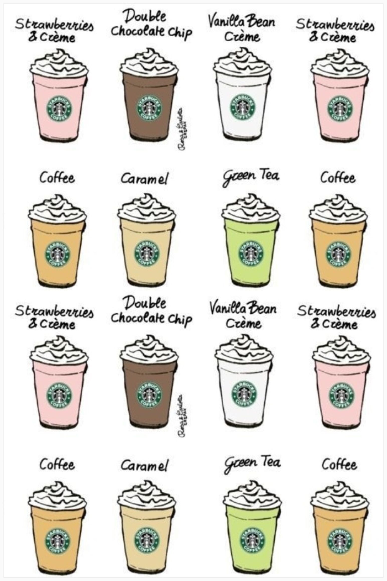 Cute Girly Starbucks Wallpaper