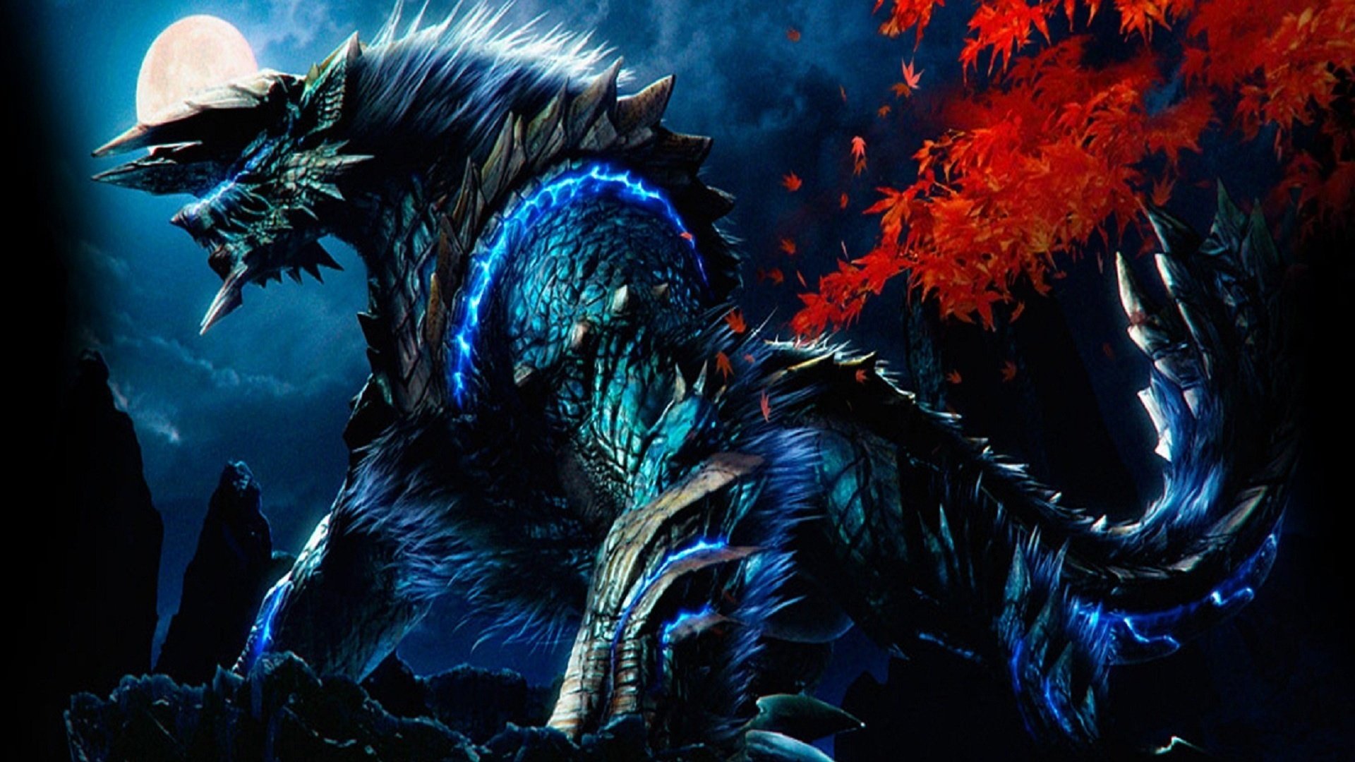 Wallpaper, 1920x1080 px, 1mhf, action, anime, dinosaur, dragon, fantasy, fighting, hunter, hunting, mmo, monster, online, RPG, warrior 1920x1080
