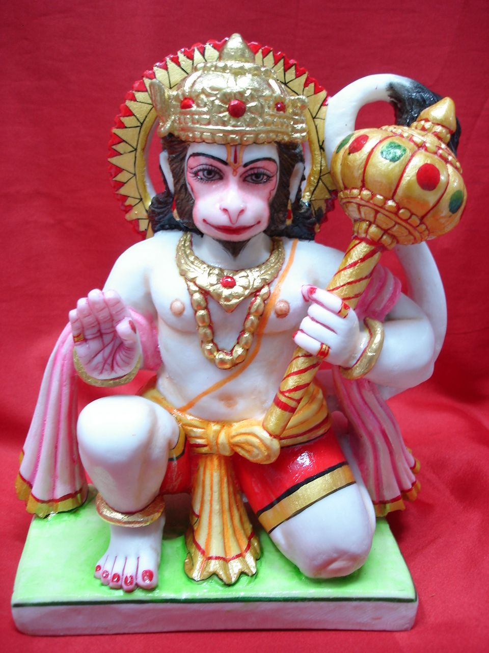 Lord Hanuman Marble stone statue. Hindu statues, Hanuman, Lord hanuman