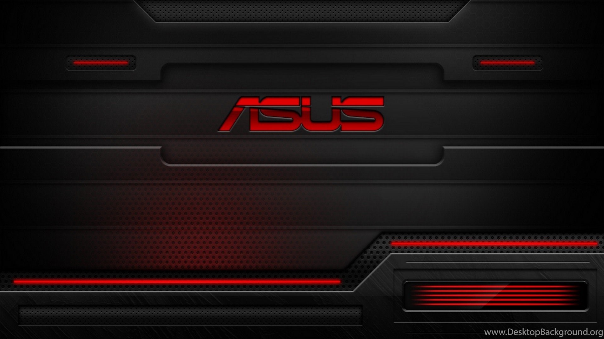 HD Red And Black Asus Technology Wallpaper For Desktop Full Size. Desktop Background