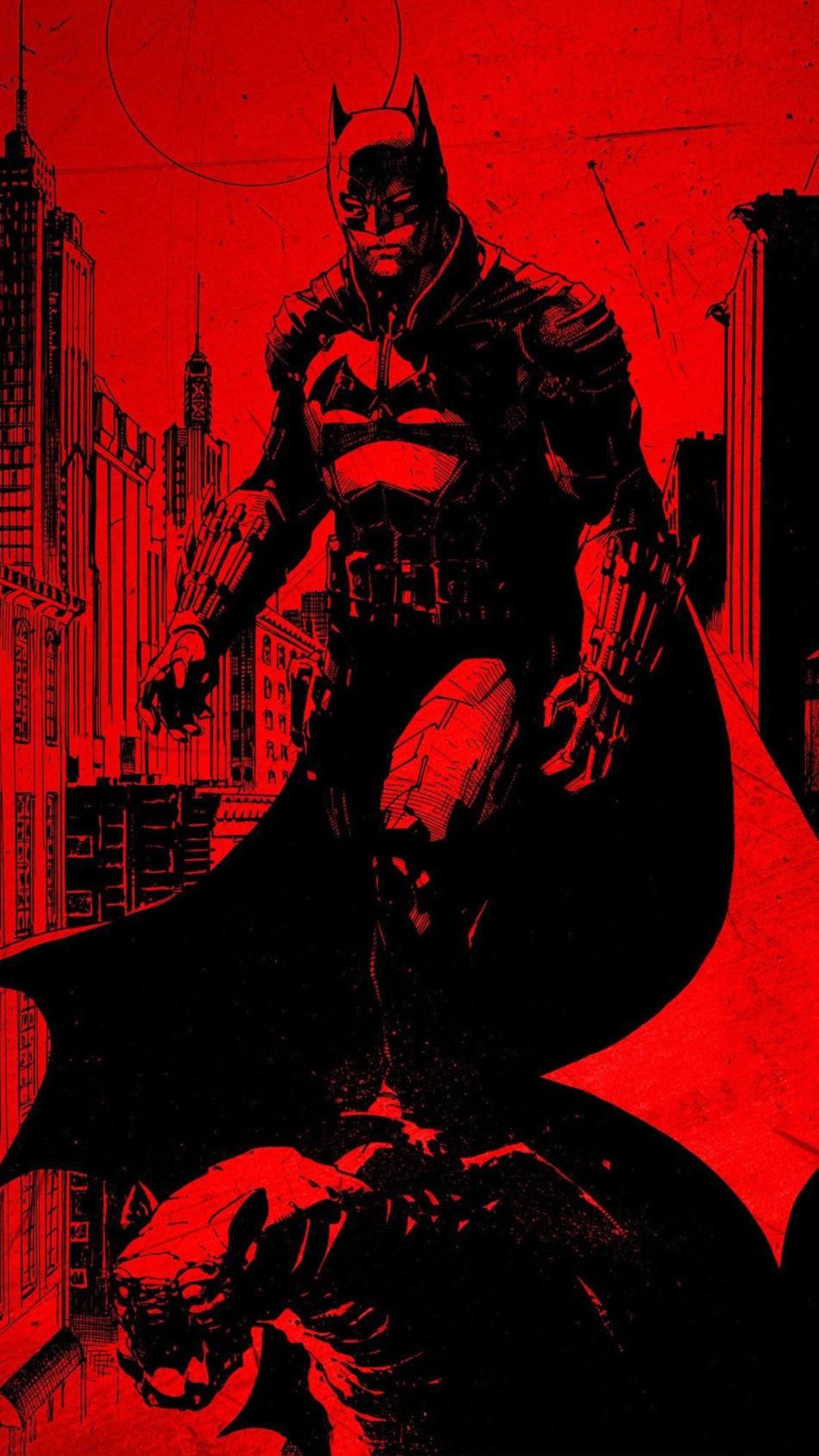 The Batman (2022) Phone Wallpaper, Wallcinemania