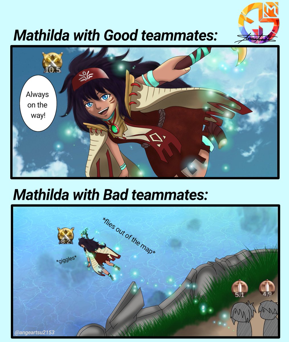 Mobile Legends: Bang Bang with good teammates VS with bad teammates