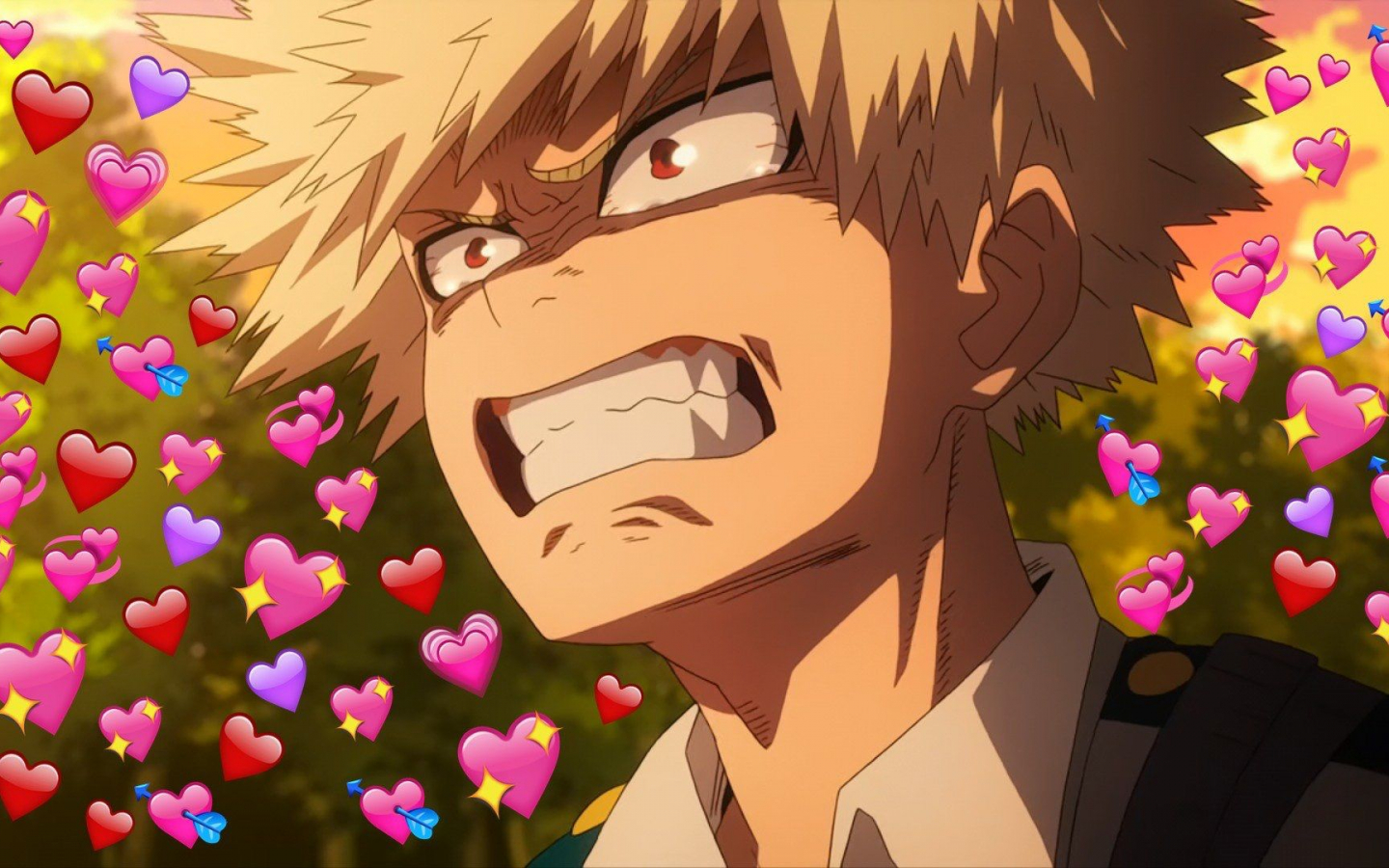 Free download Bakugou Cute love memes Aesthetic anime Emoji image [1920x1080] for your Desktop, Mobile & Tablet. Explore Heart Memes Wallpaper. Heart Memes Wallpaper, Wallpaper Memes, Funny Wallpaper Memes