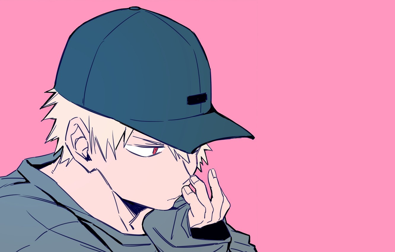 Wallpaper cap, guy, My Hero Academia, Boku No Hero Academy, Bakugou Katsuki, My Hero Academy, Bakuga Katsuki image for desktop, section сёнэн
