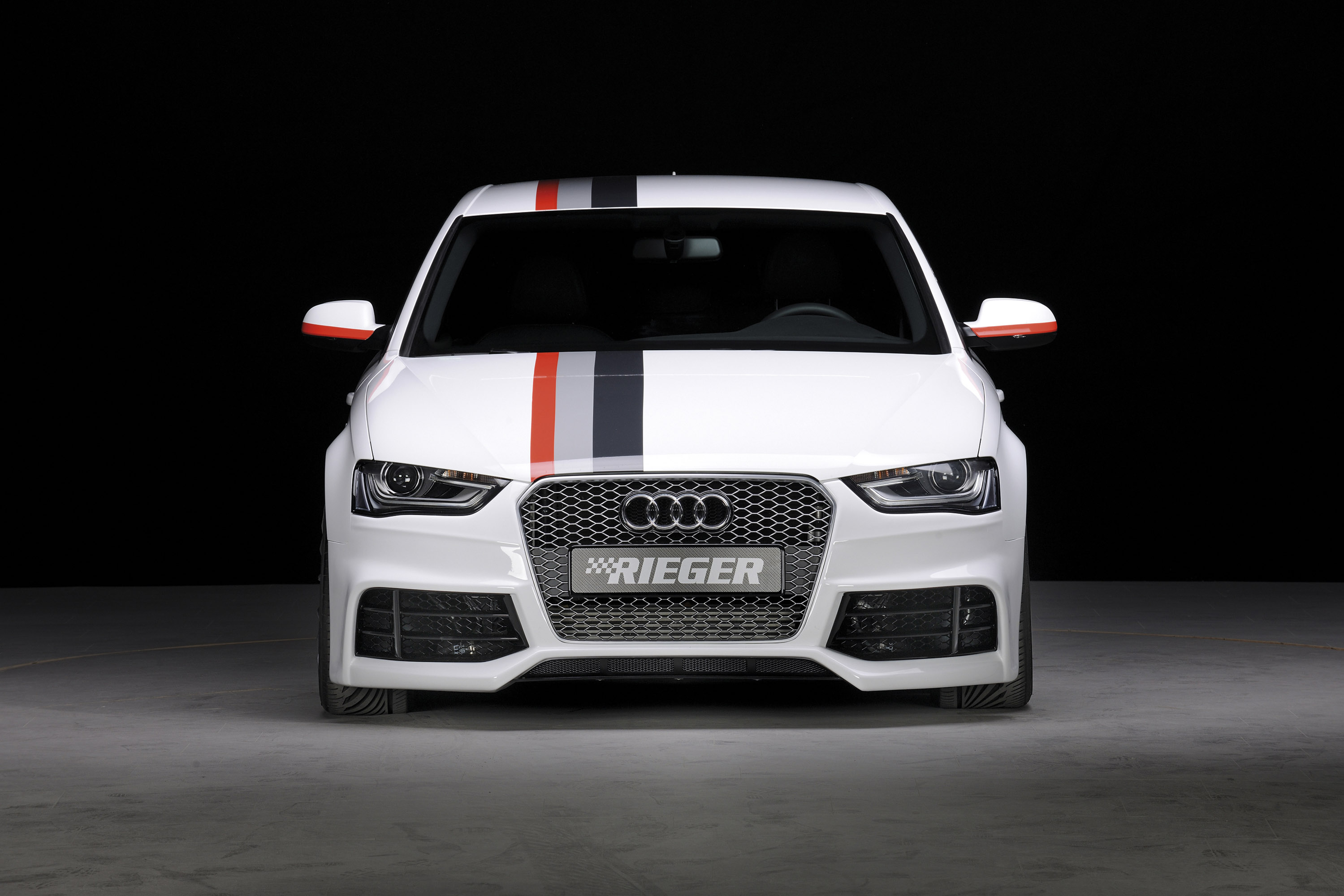 2013, Rieger, Audi, A4, B8, Tuning Wallpaper HD / Desktop and Mobile Background