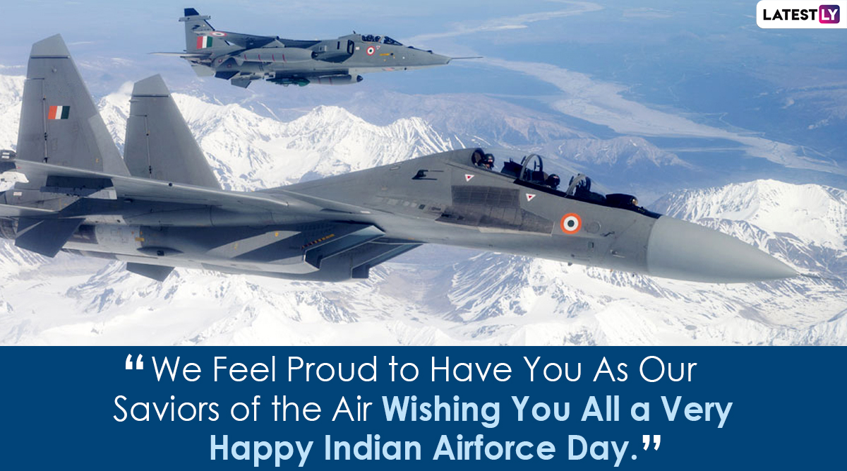 Indian Air Force Day 2020 Wishes, Quotes and HD Image: WhatsApp Messages and Facebook Greetings to Share on 88th Founding Day of IAF