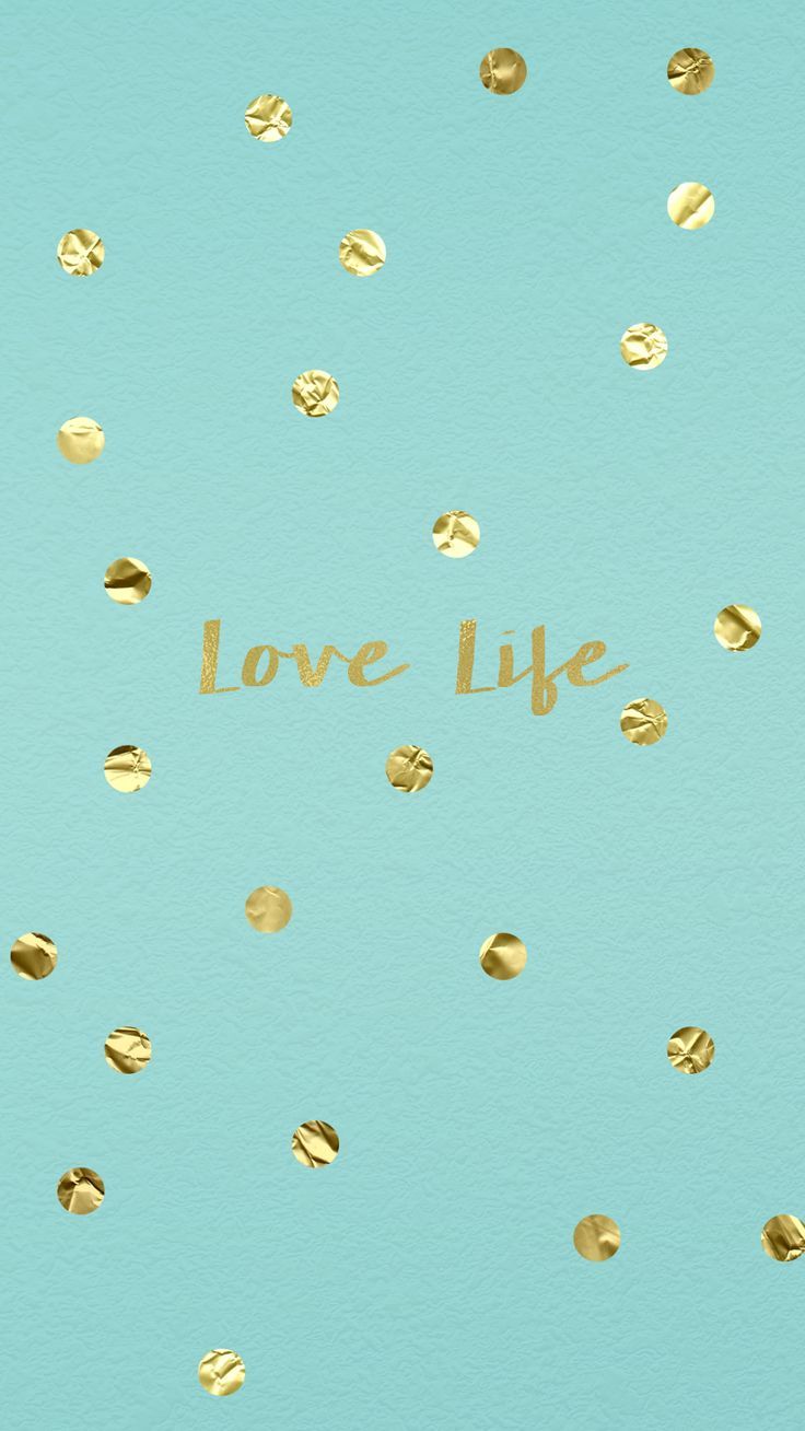 Love Live Like Tomorrow wallpaper Love HD wallpaper. Tiffany blue wallpaper, Teal wallpaper iphone, Gold wallpaper iphone