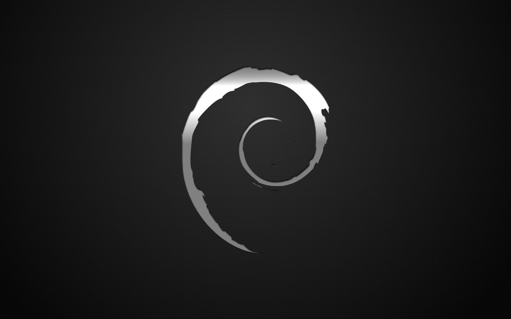 Silver Debian Logo wallpaper. Silver Debian Logo
