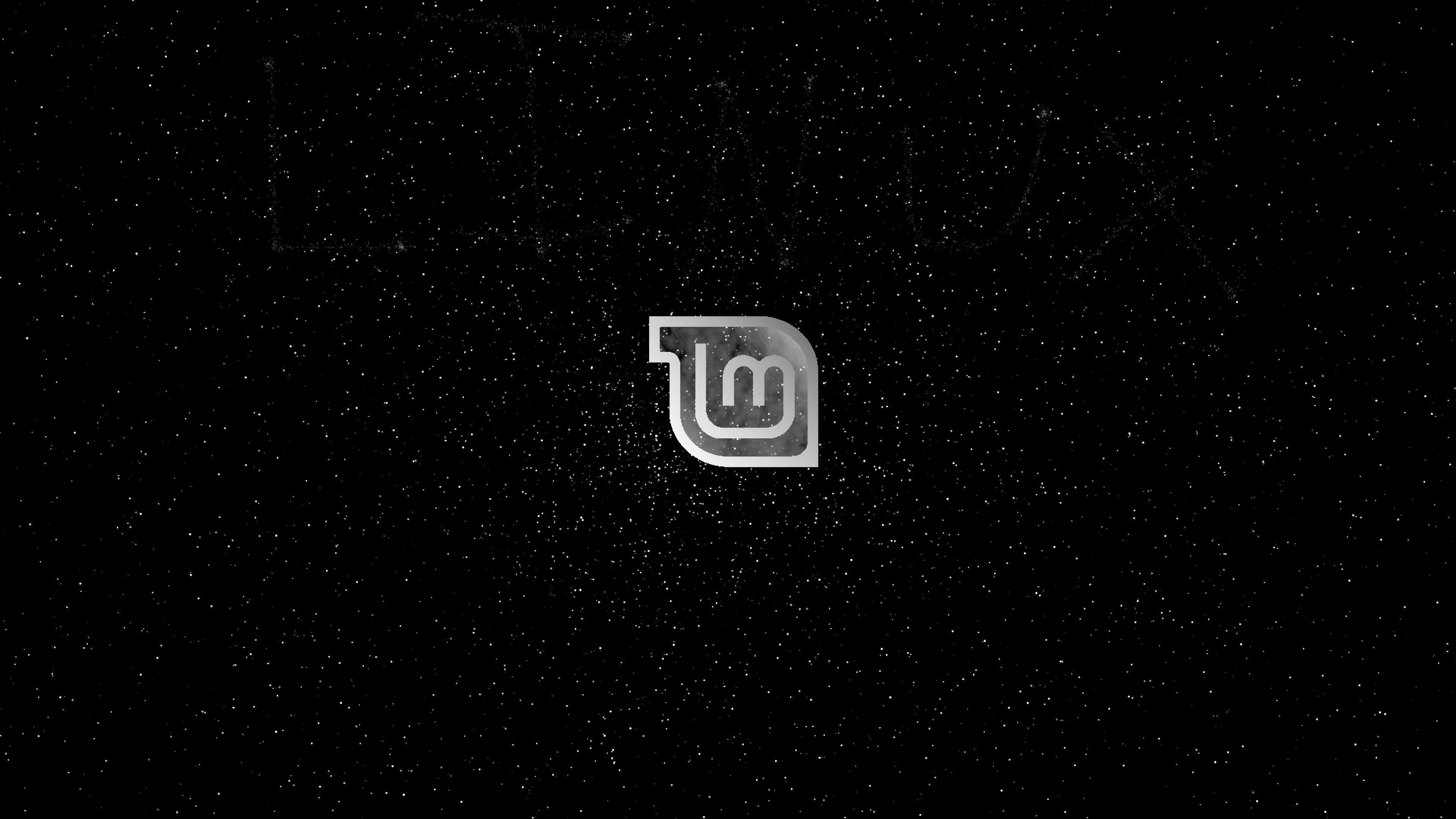Linux Mint Black And White Logo 4k, HD Computer, 4k Wallpaper, Image, Background, Photo and Picture