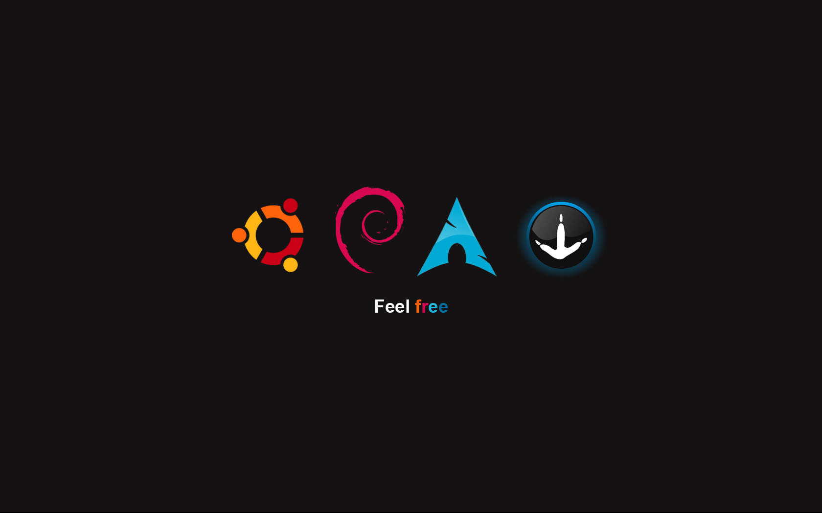 Ubuntu, Linux, freedom, Debian, Arch Linux wallpaper