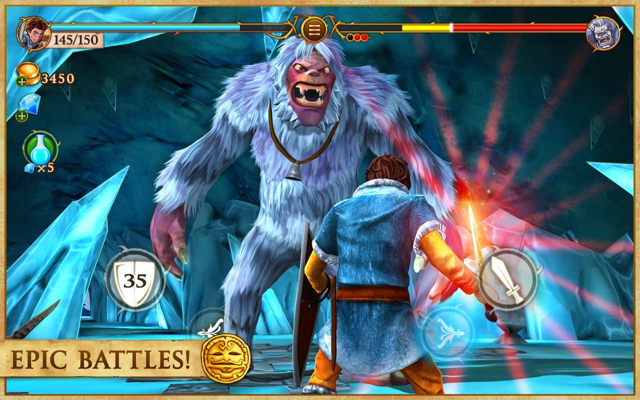 Download Beast Quest APK MOD Golds Coins Potions For Android IOS