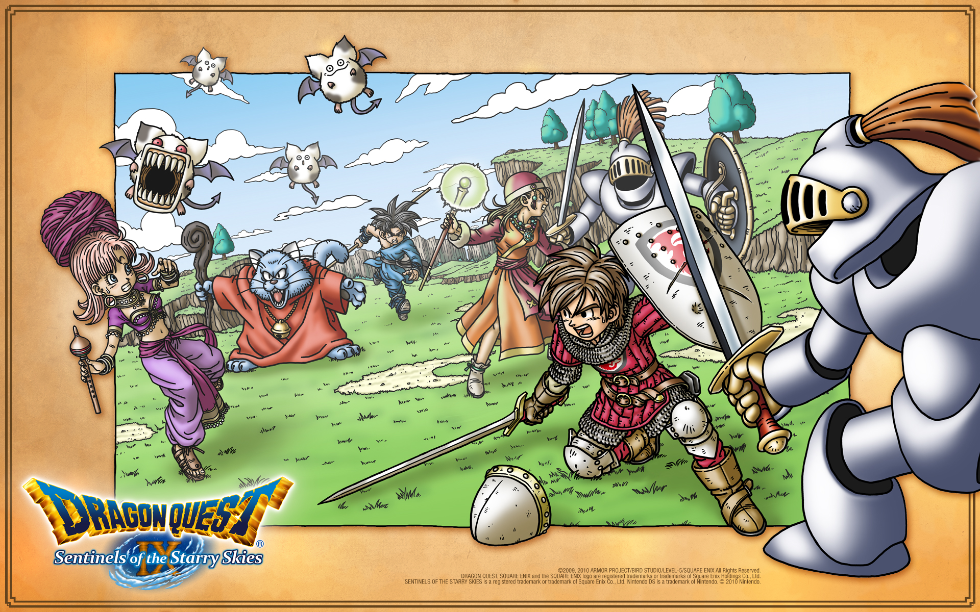 Free download Dragons Den Dragon Quest IX DS Wallpaper [1920x1200] for your Desktop, Mobile & Tablet. Explore Wallpaper Dragon Warrior. Dragon Warrior Wallpaper, Wallpaper Dragon Warrior, Warrior Cats Background
