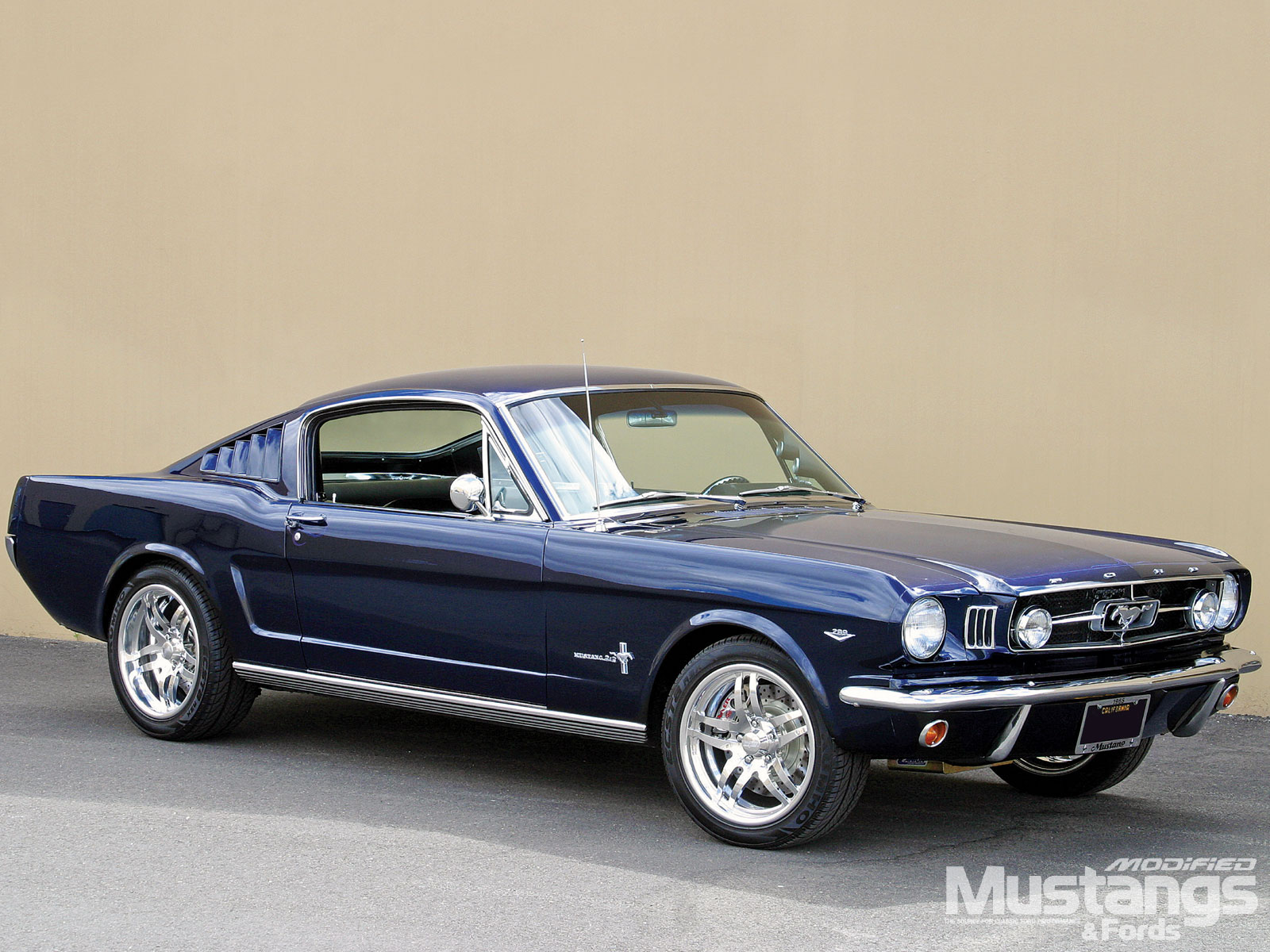 Download Latest HD Wallpaper of, Vehicles, 1965 Mustang Fastback