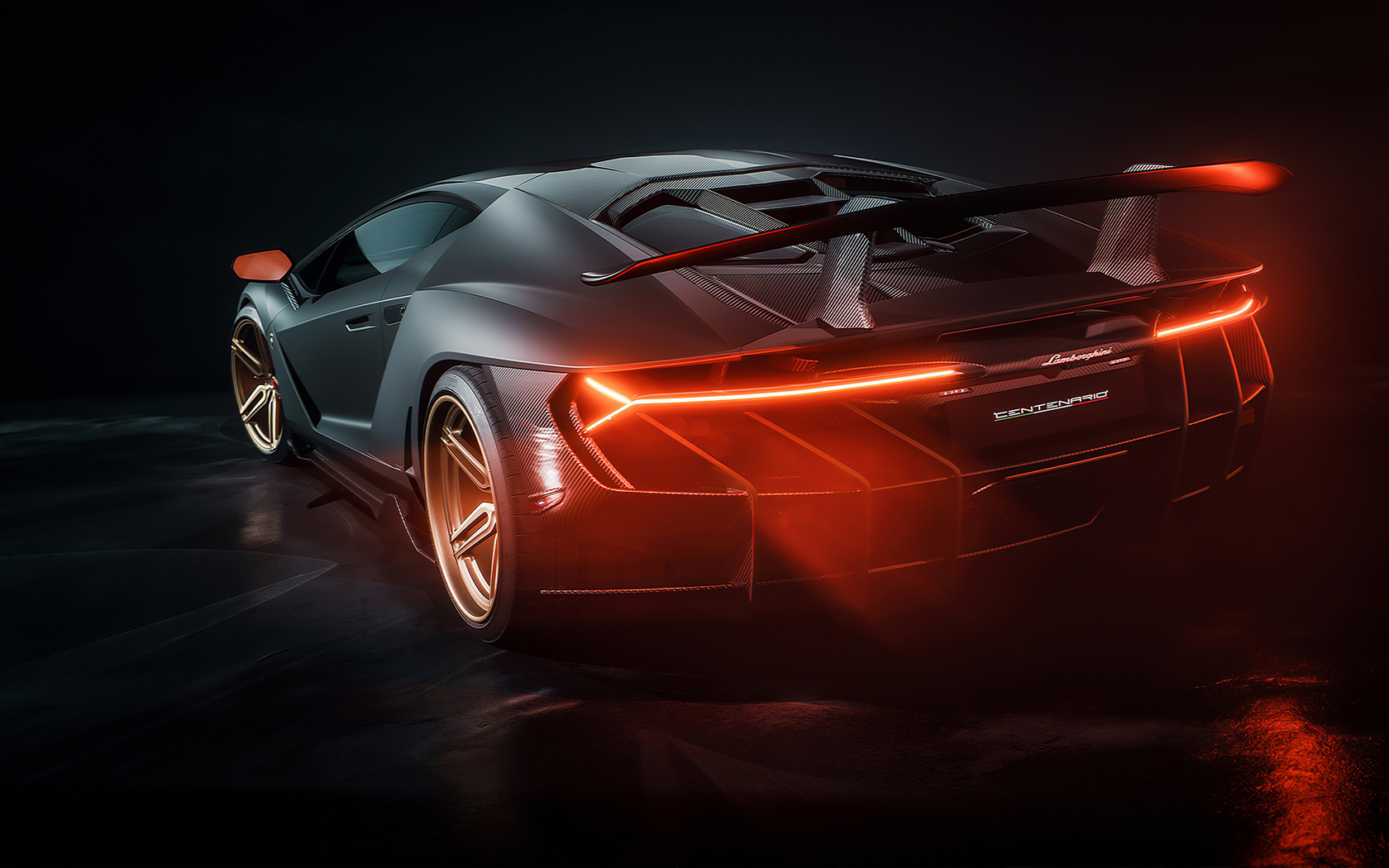 Lamborghini Centenario Car Rear 1680x1050 Resolution HD 4k Wallpaper, Image, Background, Photo and Picture