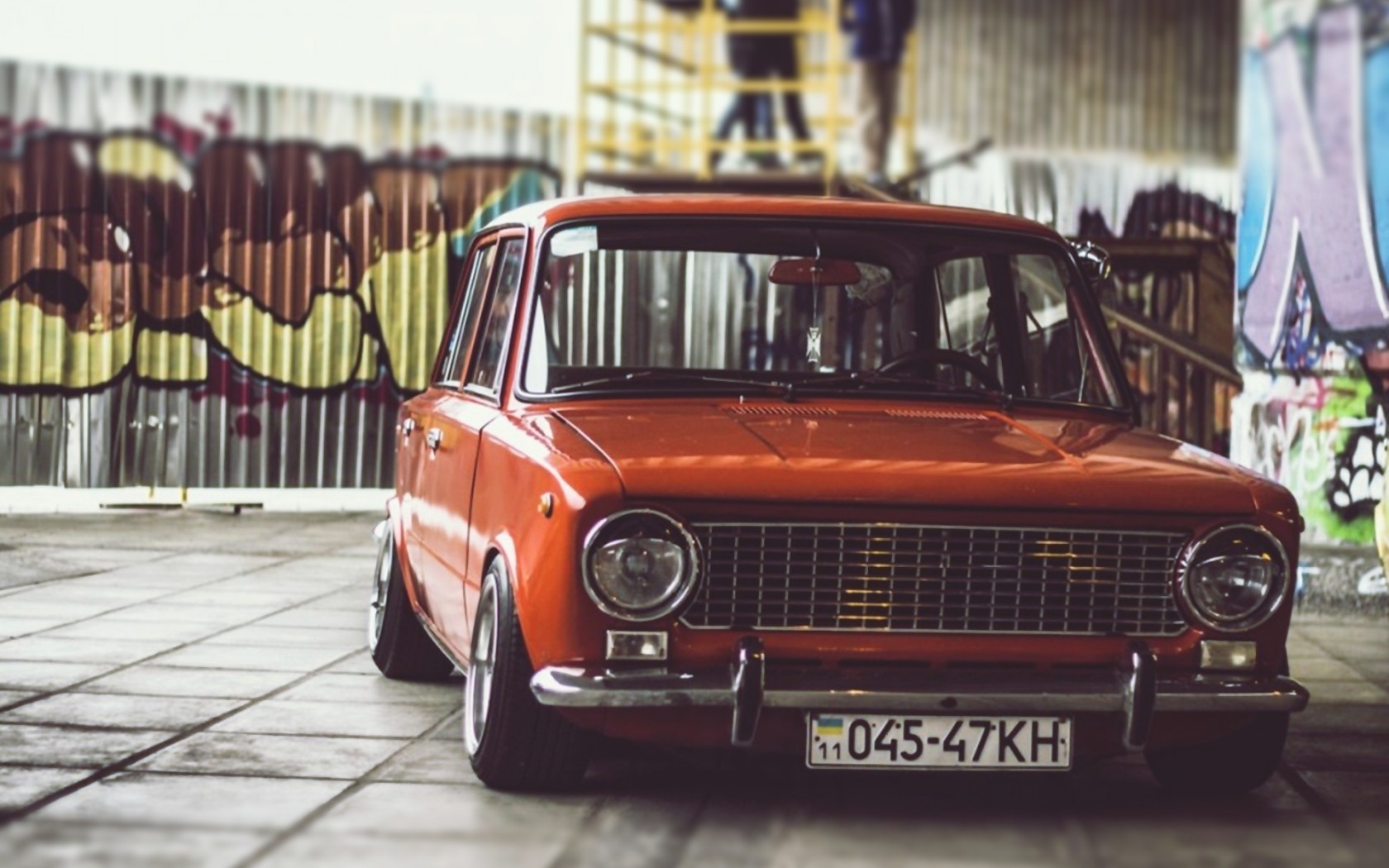 Wallpaper, 1680x1050 px, LADA, Lada low, old car, Russian cars, Stance, VAZ 2101 1680x1050