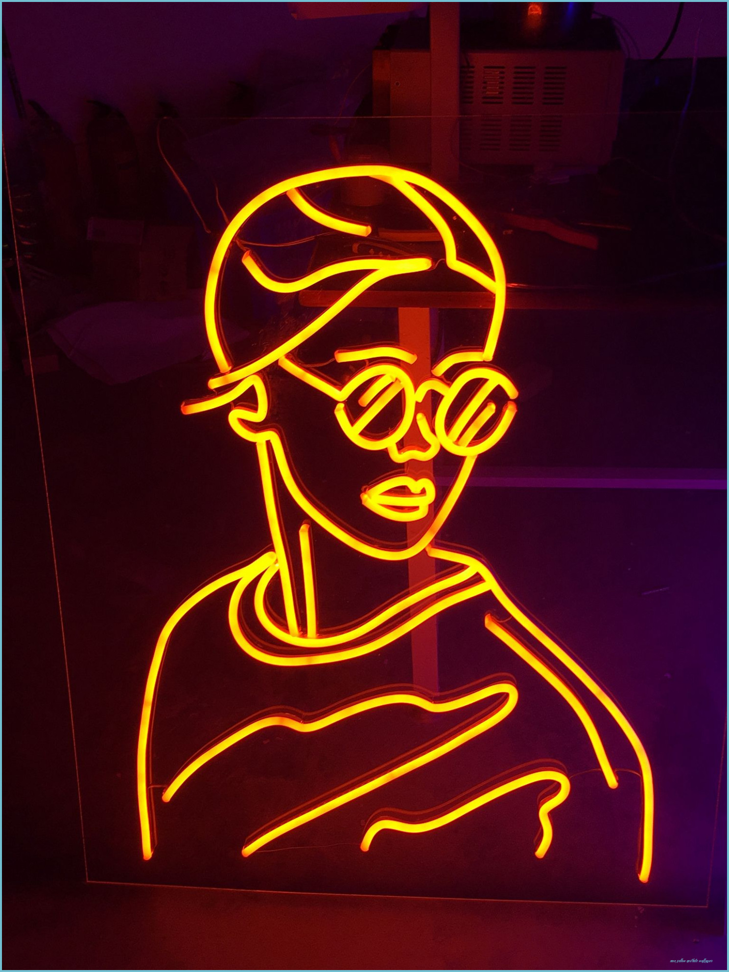 LED Neon Light Sign Yellow Aesthetic, Neon Aesthetic, What Is Yellow Aesthetic Wallpaper