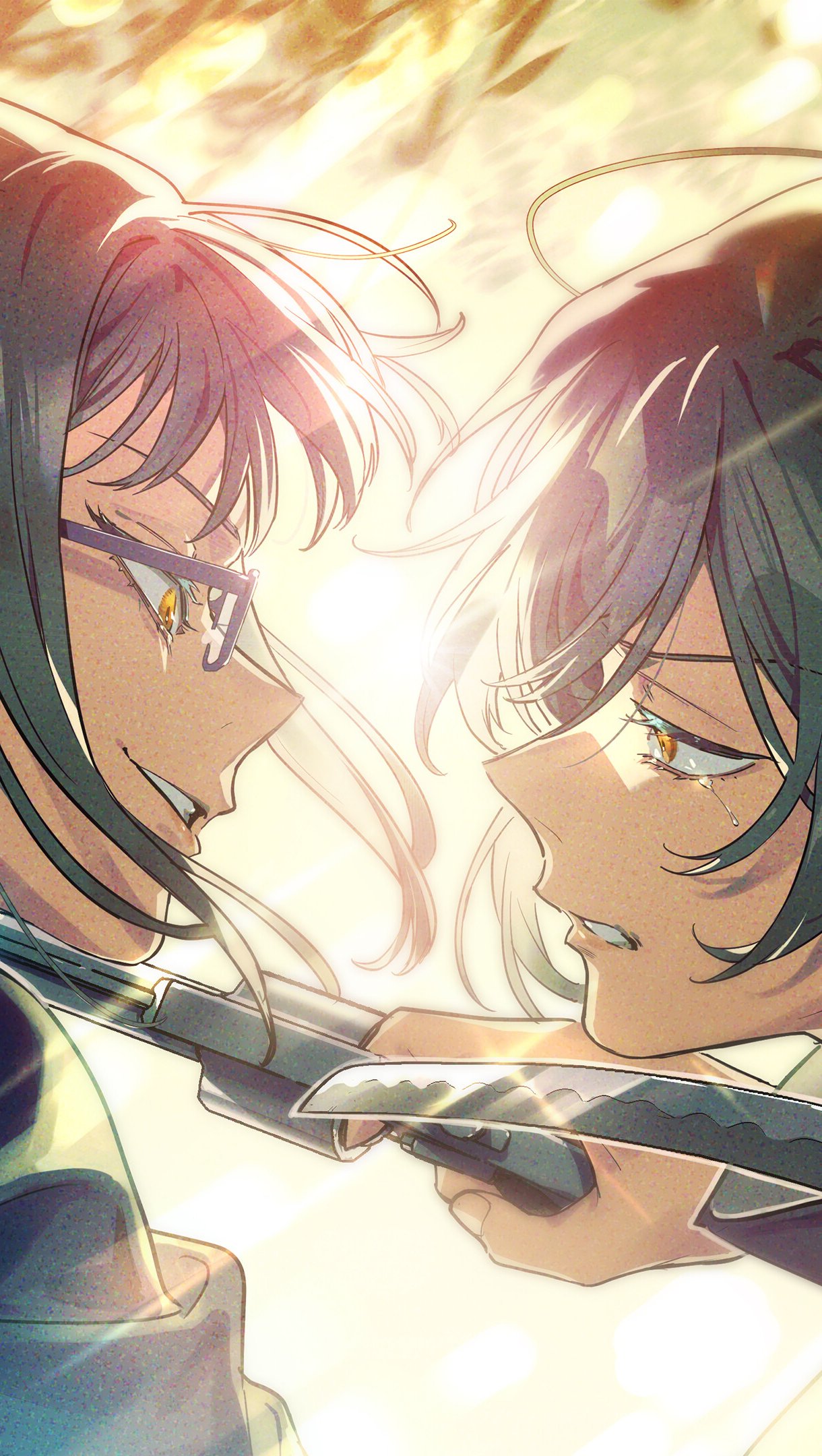 Maki Zenin vs Mai Zenin from Jujutsu Kaisen Anime Wallpaper 4k Ultra HD