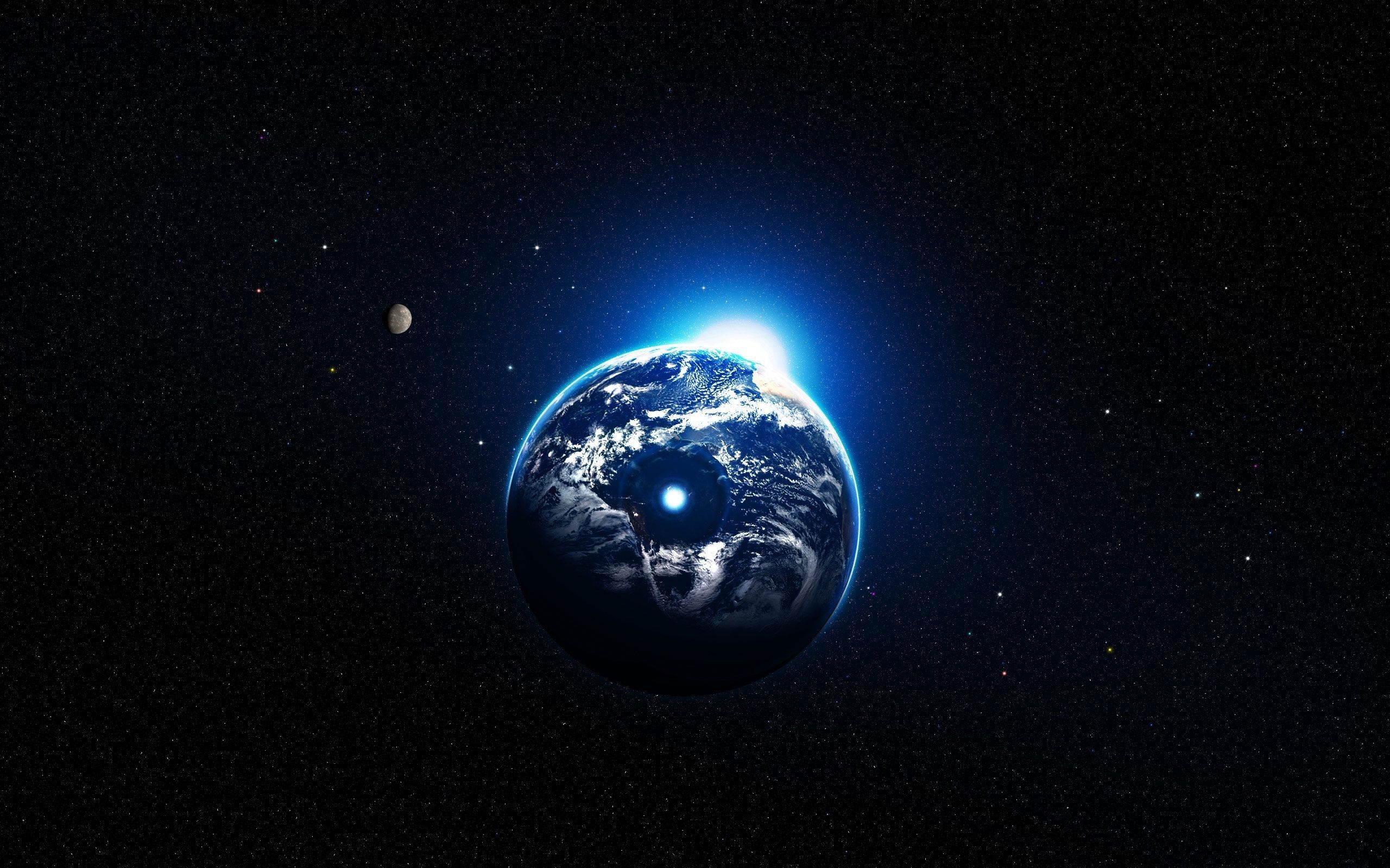 The sun is after Earth planet from the space. Space final frontier Wallpape. Outer space wallpaper, Planets wallpaper, Earth from space