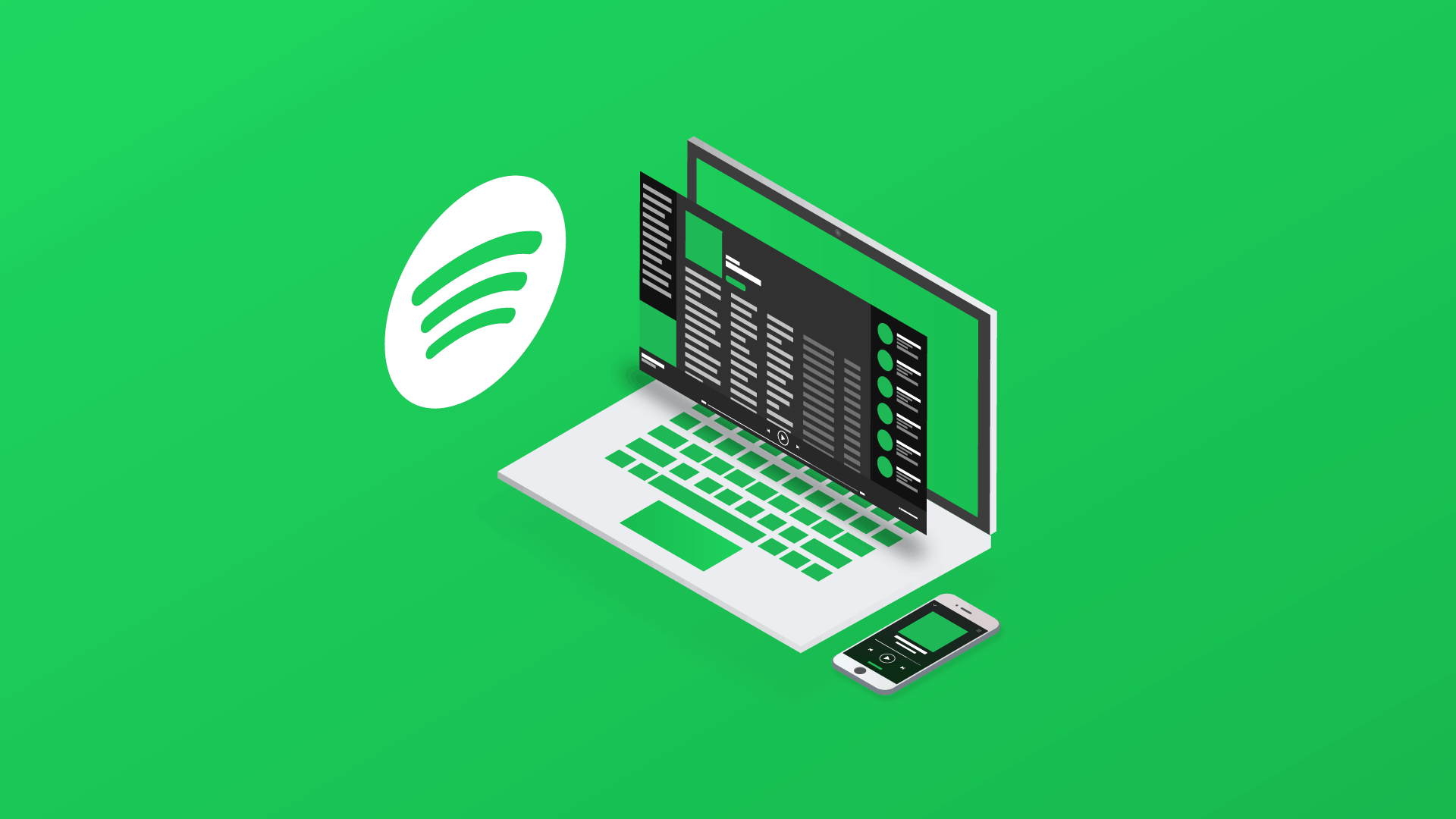 Spotify playlist wallpaper