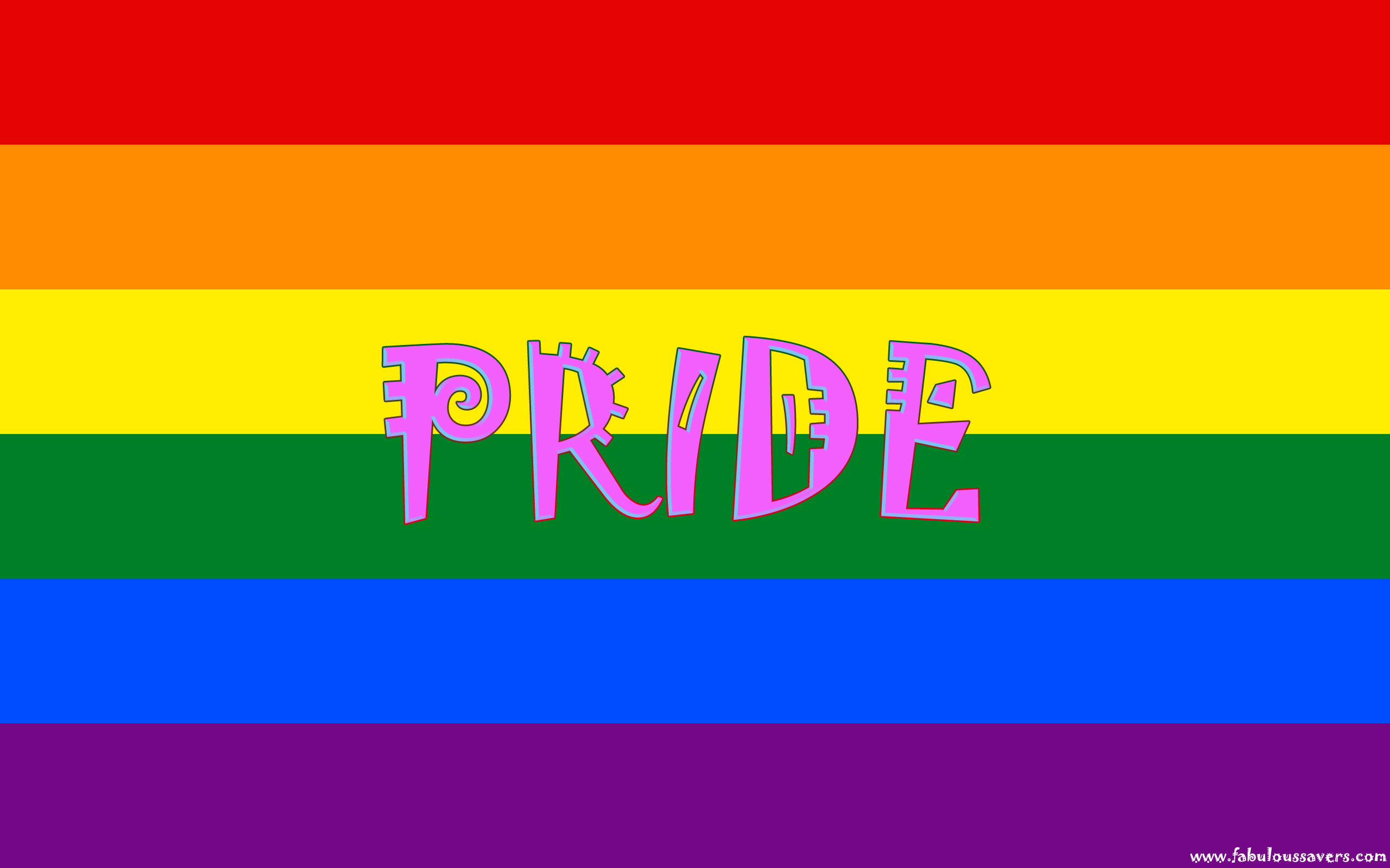 Free Gay Pride Rainbow Artwork, Computer Desktop Wallpaper