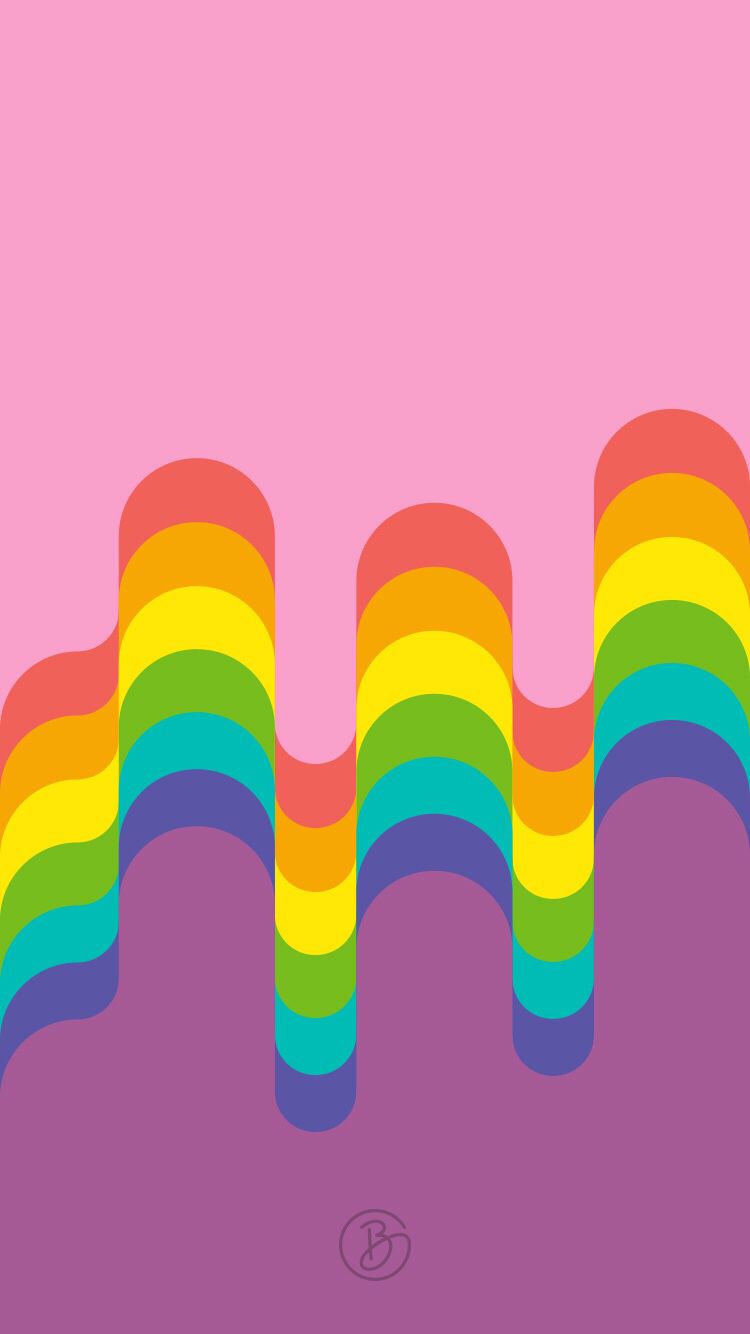 Aesthetic LGBT Rainbow Wallpapers.