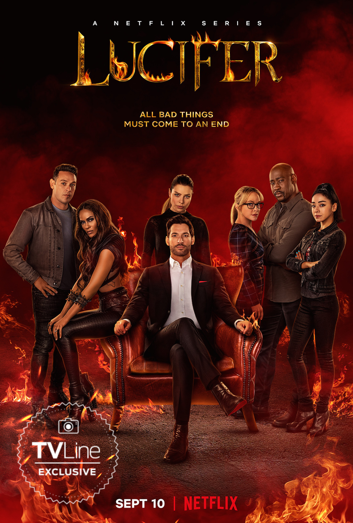 PHOTO 'Lucifer' Final Season 6 Poster: 'All Bad Things Must Come to an End'