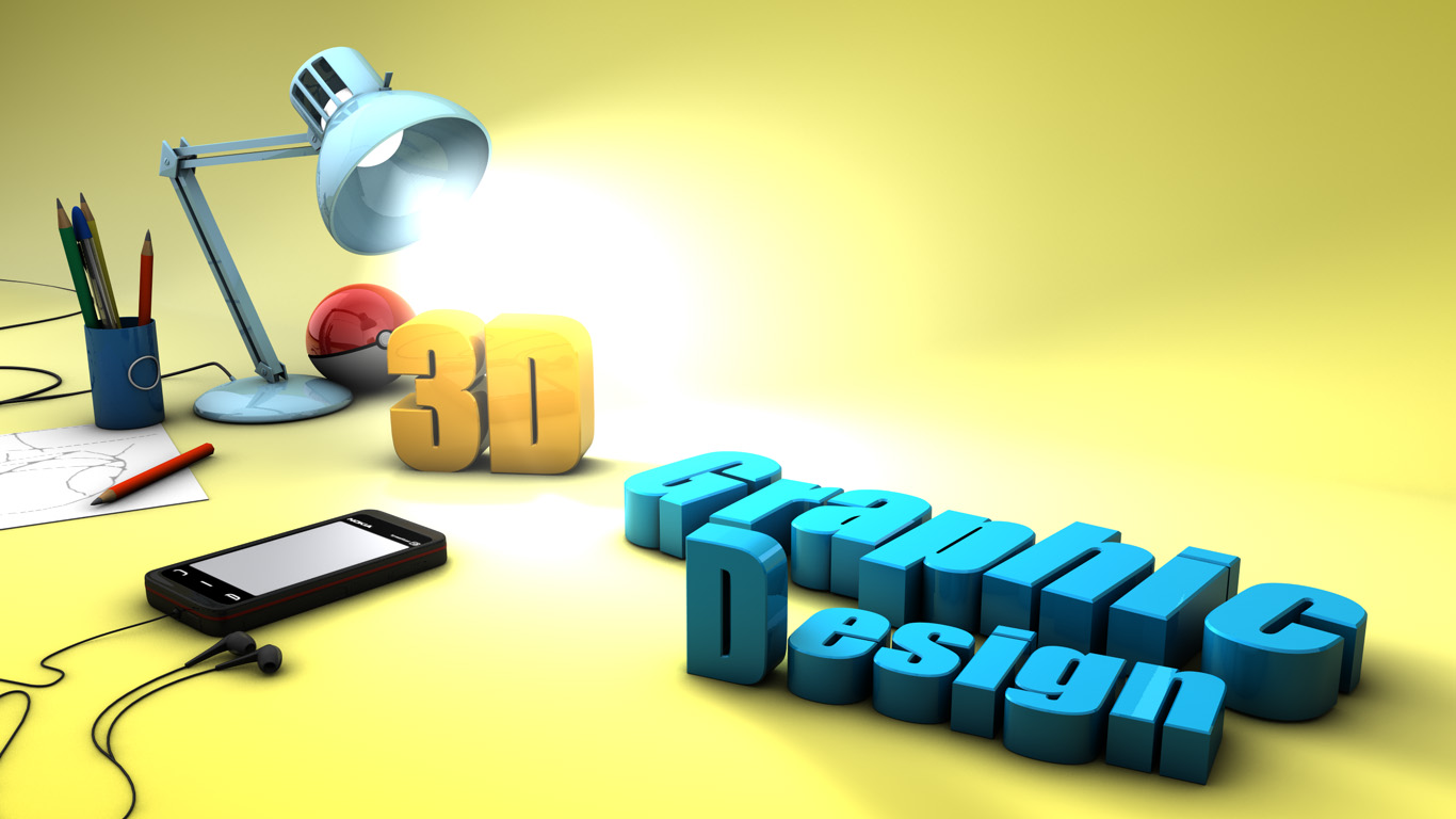 3D Graphic Design Designing Wallpaper HD