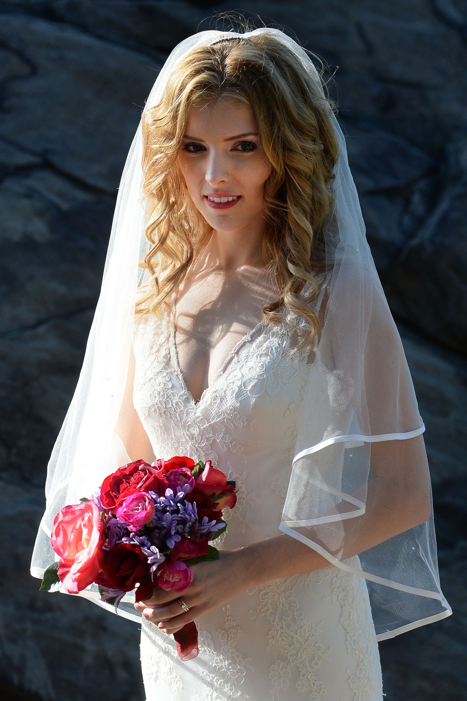 Must See Wedding Style Inspiration: Anna Kendrick Looking Flawless In A Wedding Dress. (Wait, WHAT?)