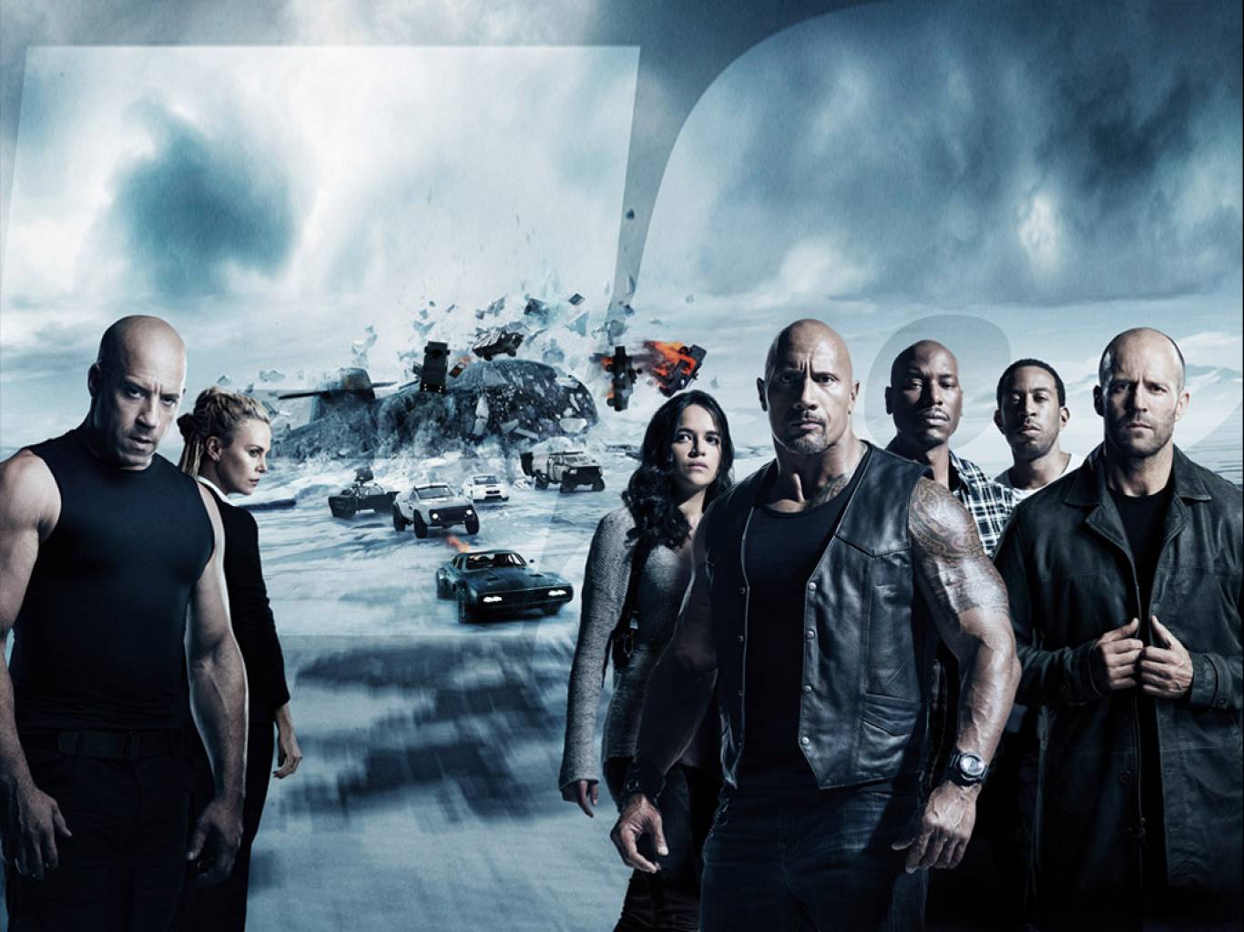 Fast 8 ( Fast and Furious 8) Movie HD Wallpaper. Fast 8 ( Fast and Furious 8) HD Movie Wallpaper Free Download (1080p to 2K)