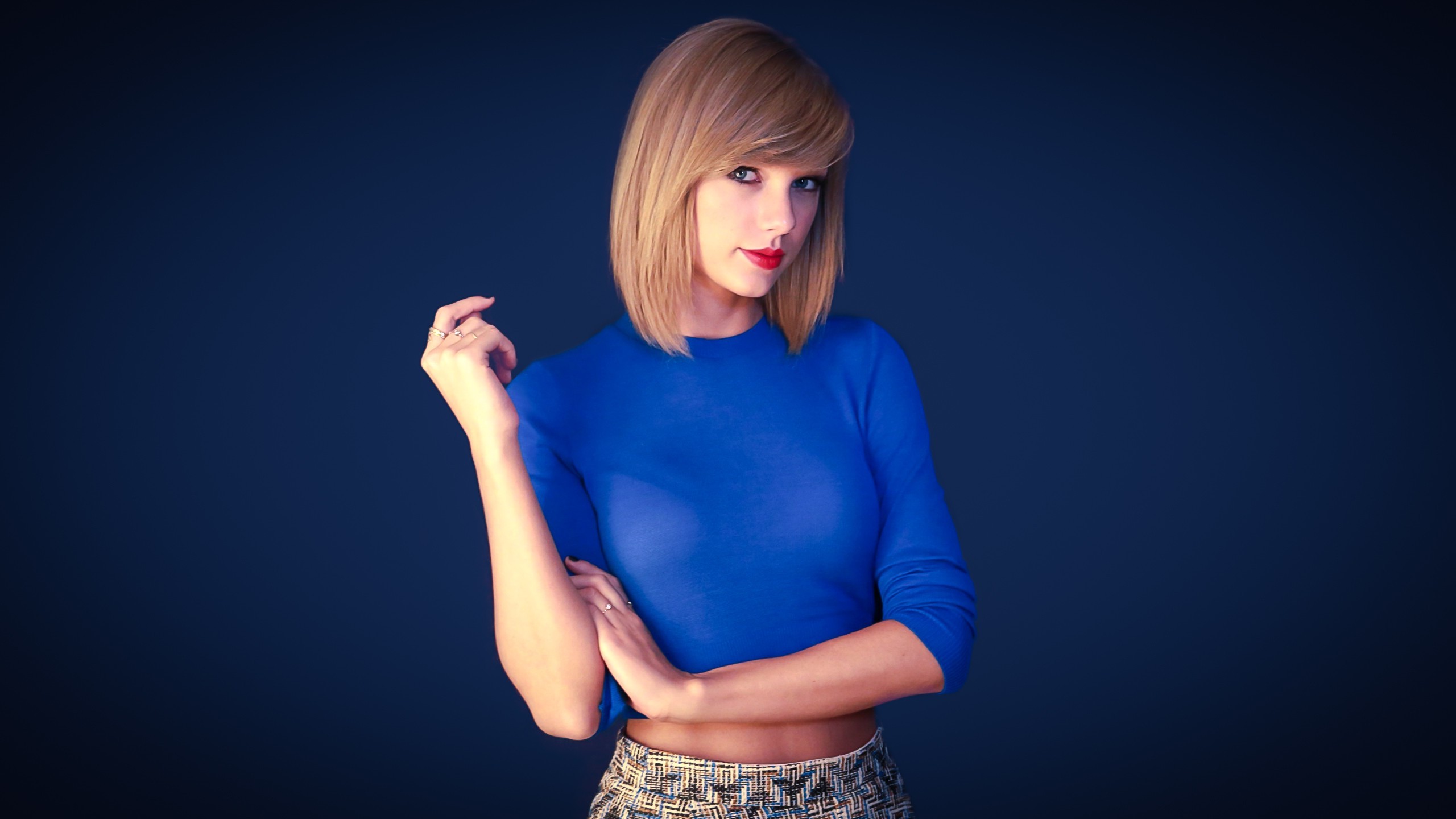 Taylor Swift, Blue, Women, Singer Wallpaper HD / Desktop and Mobile Background