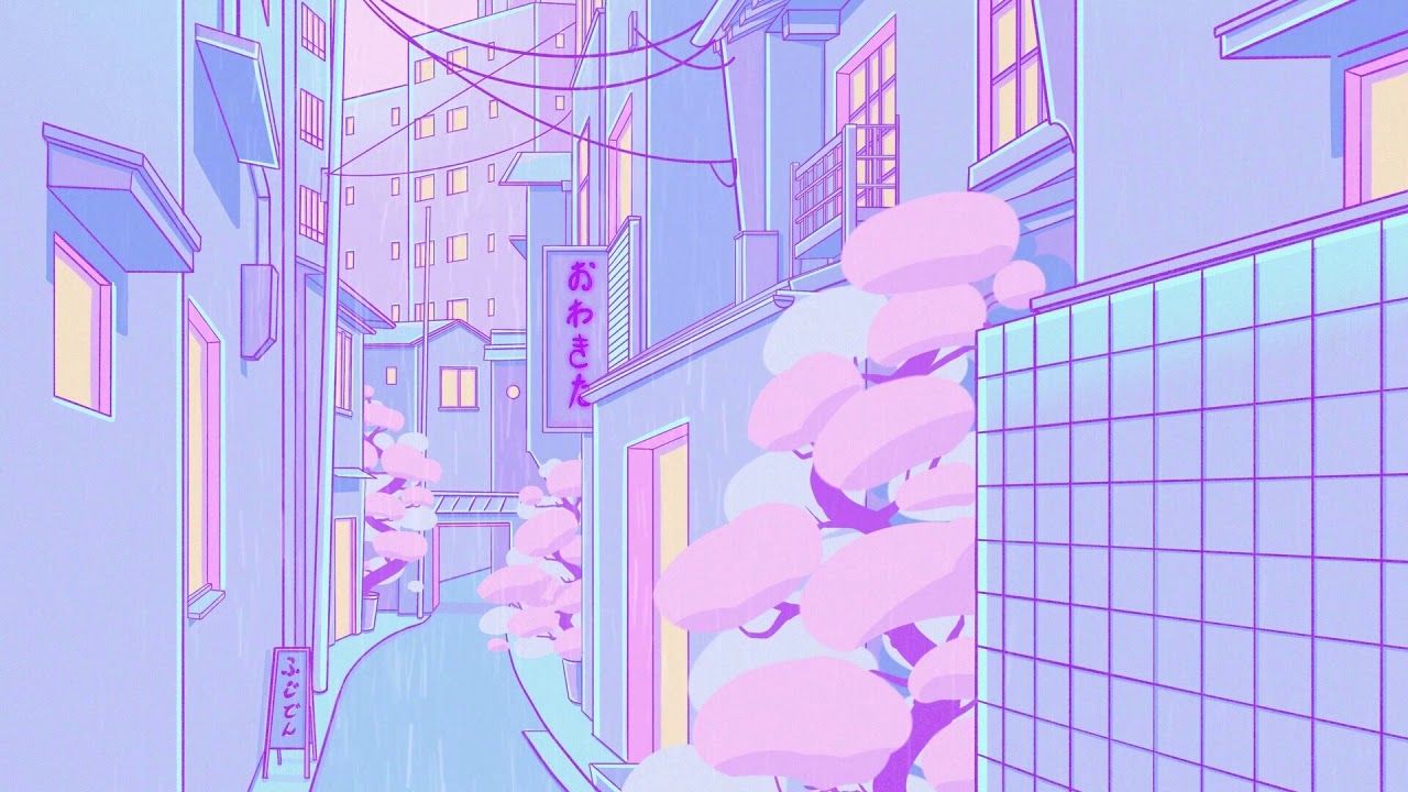 DREAMING IN ＴＯＫＹＯ (Lofi Hiphop). Cute desktop wallpaper, Anime scenery wallpaper, Desktop wallpaper art