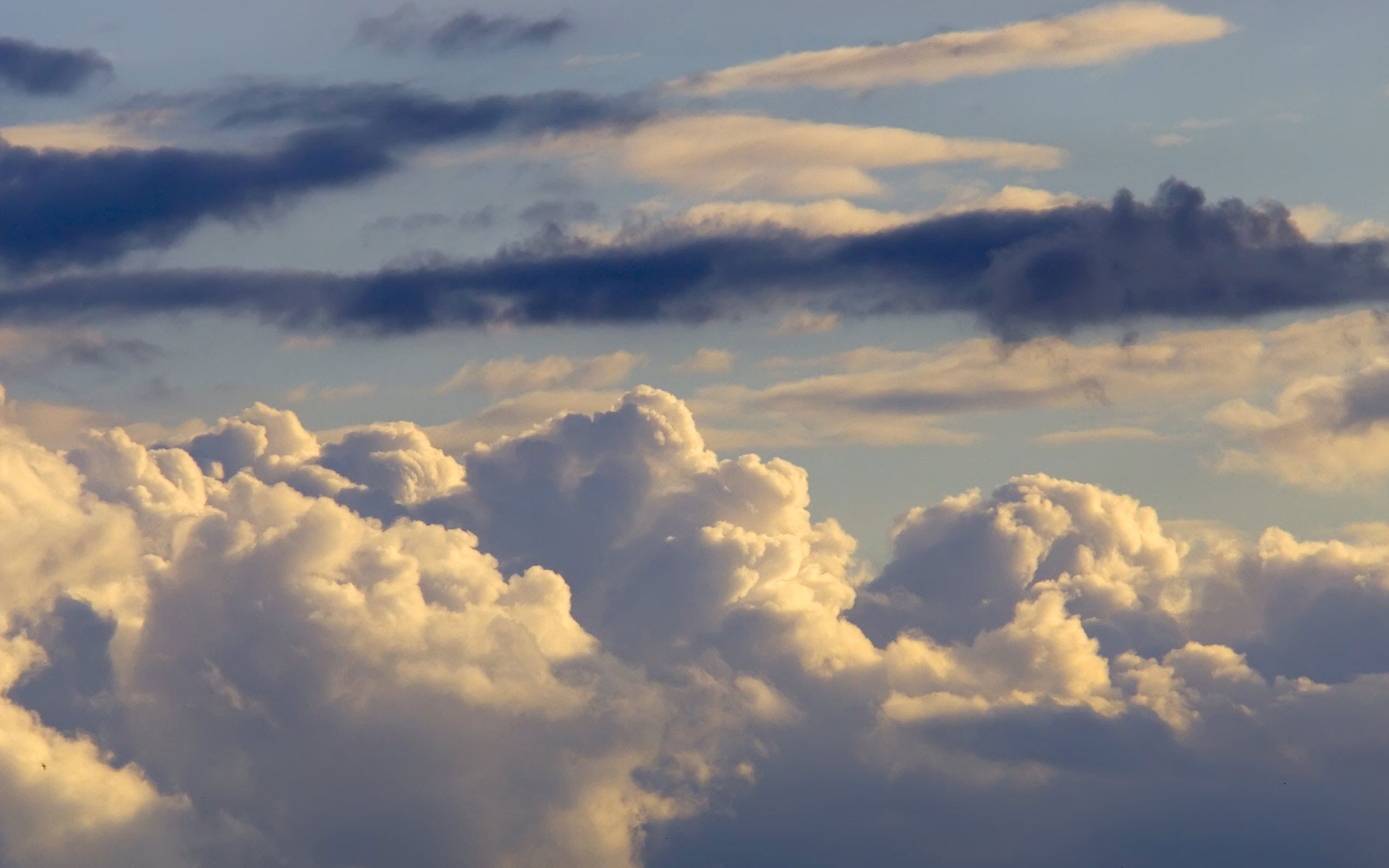 Clouds, layers, cumulus, desktops, wallpaper, resolution, image