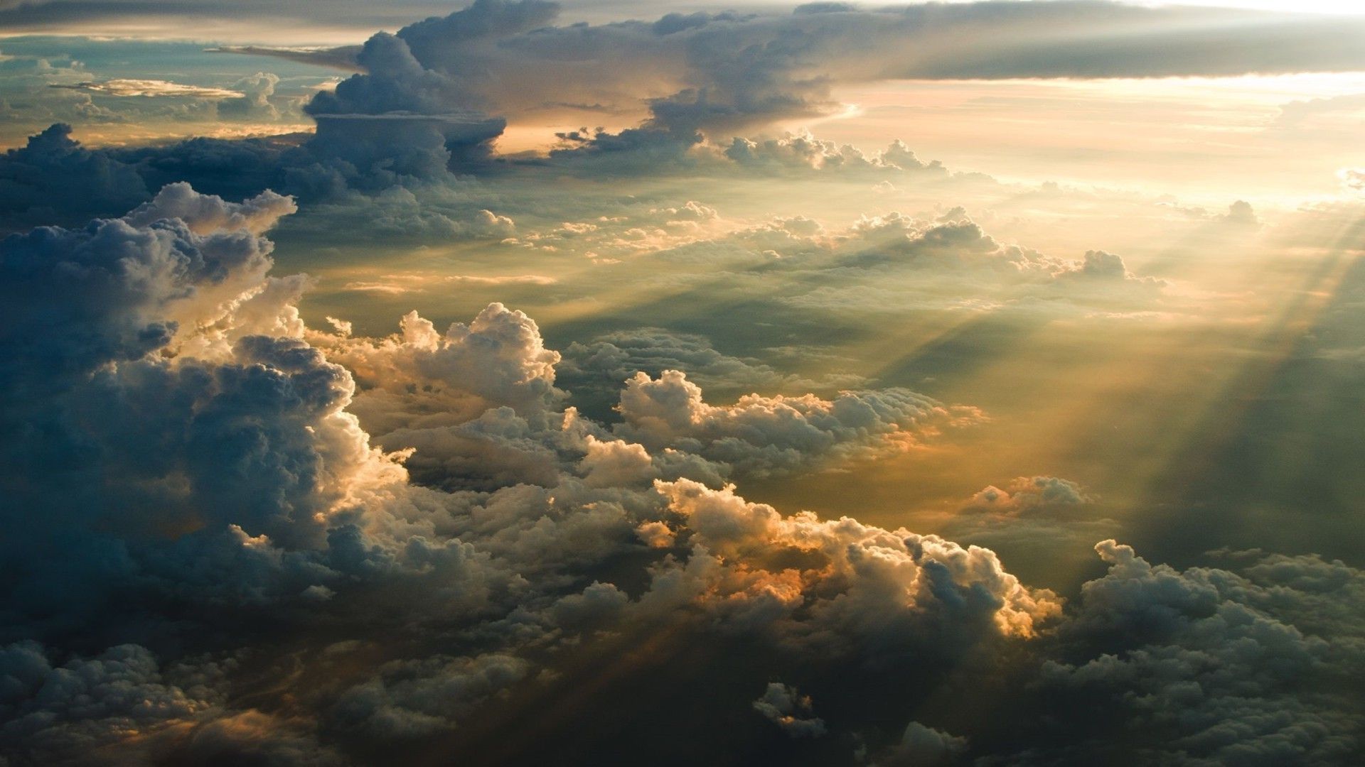 Sun Rays Wallpaper Sky Nature Background Wallpaper on Desktop. Clouds, Heaven artwork, Sunset wallpaper