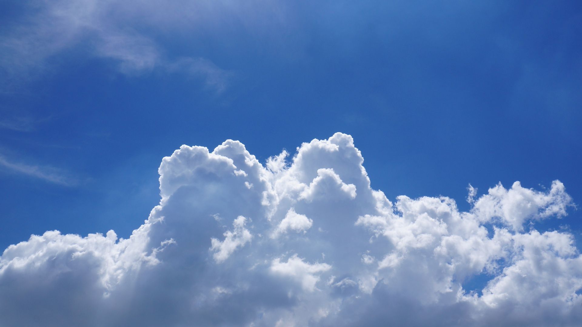 Desktop wallpaper blue sky, clouds, HD image, picture, background, 6d551a
