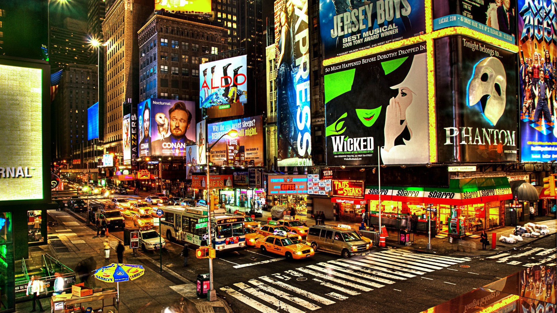 New York City Street Wallpaper Photo Download Desktop Time Square At Night