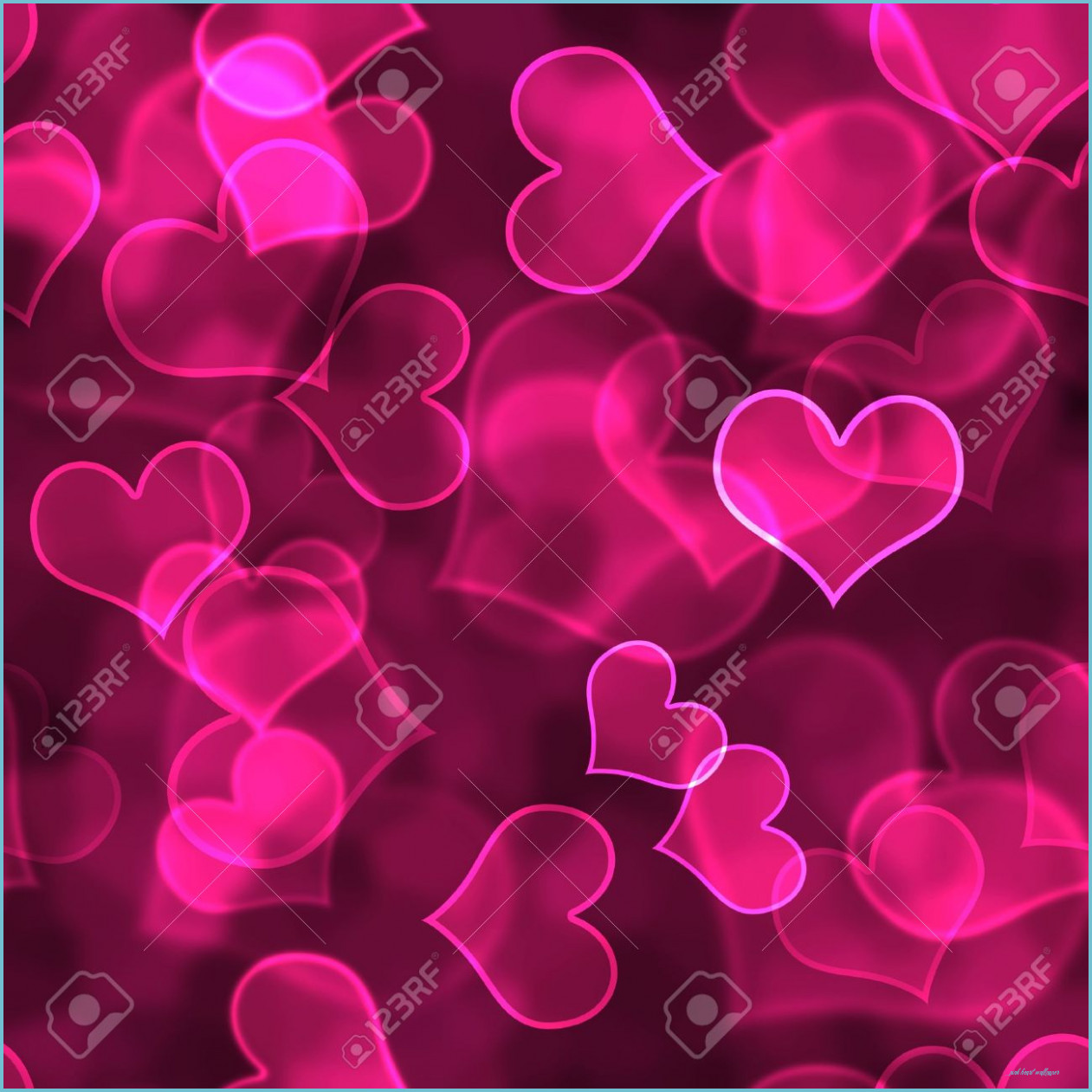 Hot Pink Heart Background Wallpaper Heart Wallpaper
