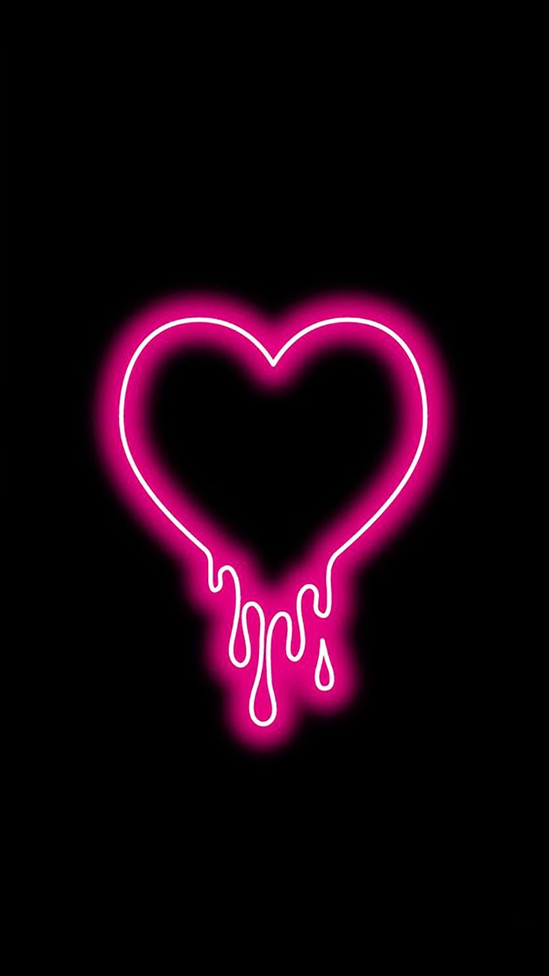 Pozadia. Neon wallpaper, Heart wallpaper, Wallpaper iphone neon