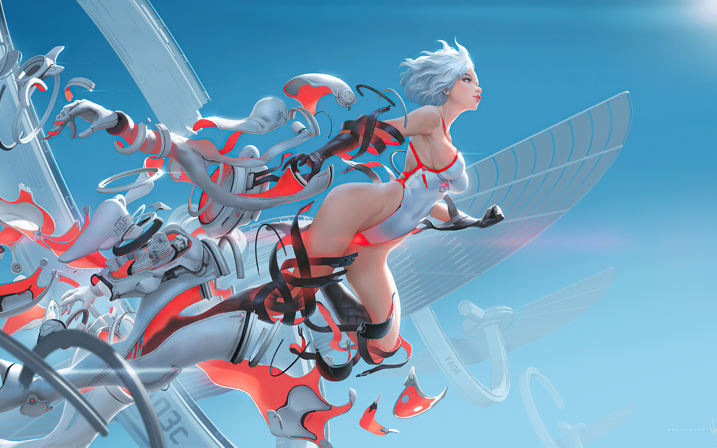 Cyber Girl Free 1440x900 Resolution HD 4k Wallpaper, Image, Background, Photo and Picture