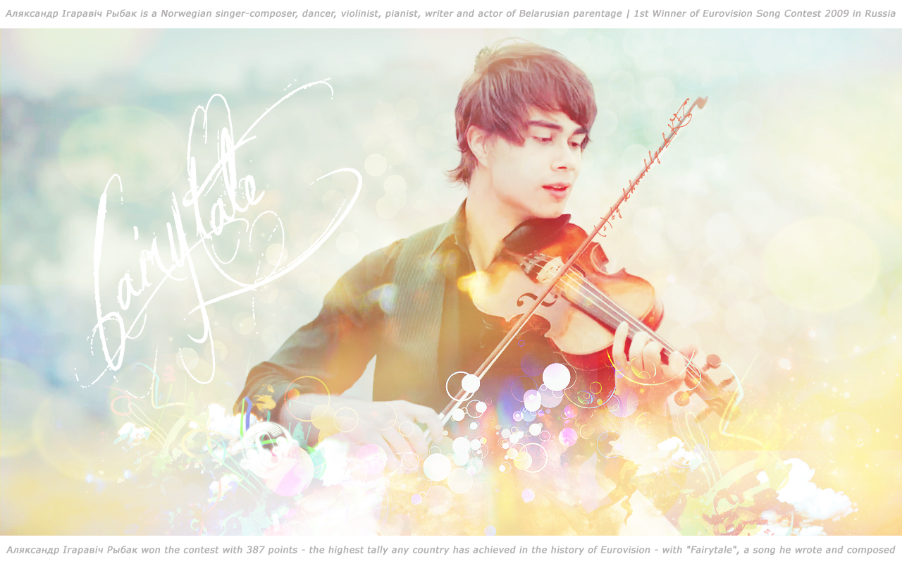 Alexander Rybak A Fairytale Rybak Wallpaper