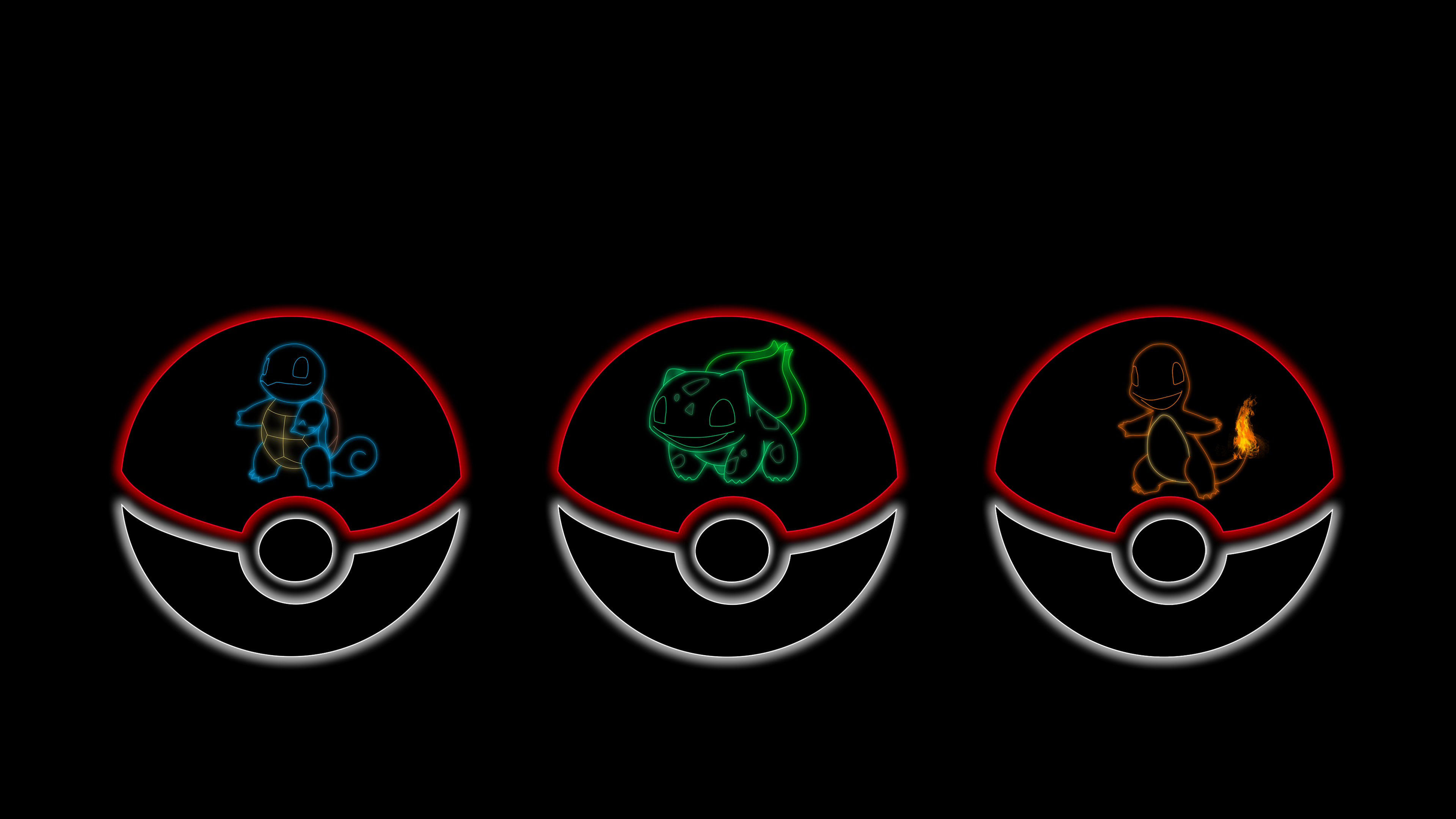 kanto starter pokemon wallpaper