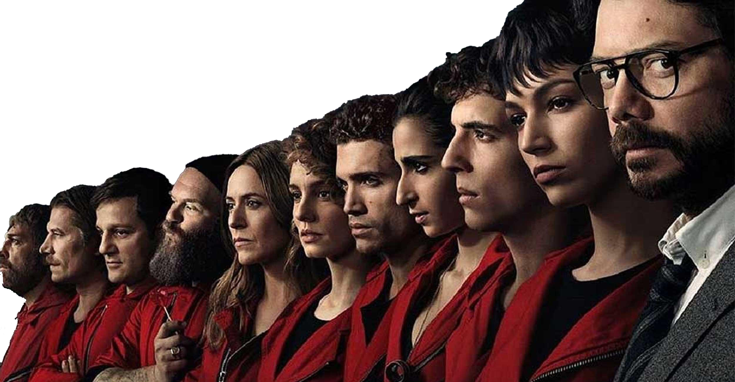 Money Heist TV Series PNG Transparent Image