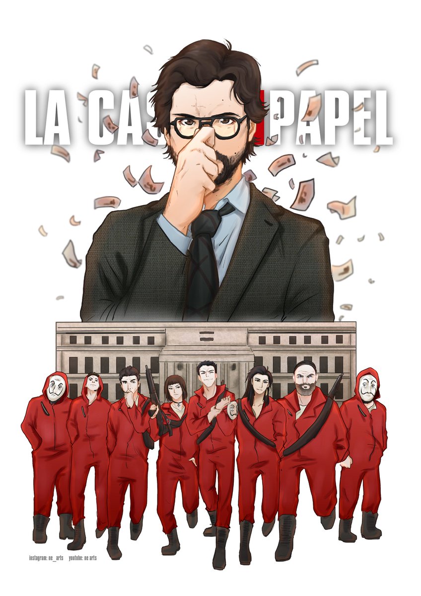 La Casa De Papel Wallpaper Free HD Wallpaper