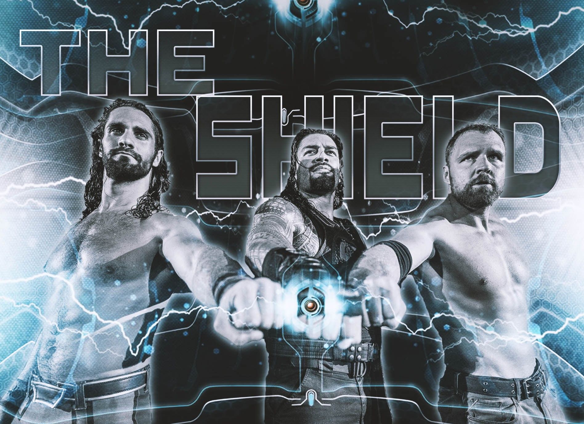 The Shield: Seth Rollins Roman Reigns & Dean Ambrose. Wwe wallpaper, The shield wwe, Roman reigns