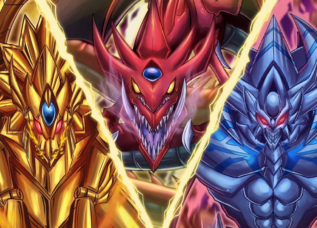 Kraus Arts on Instagram: “The Egyptian God Cards COMMISSION for: Artwork of the 3 Gods I did on. Yugioh yami, Phoenix bird art, Yugioh monsters