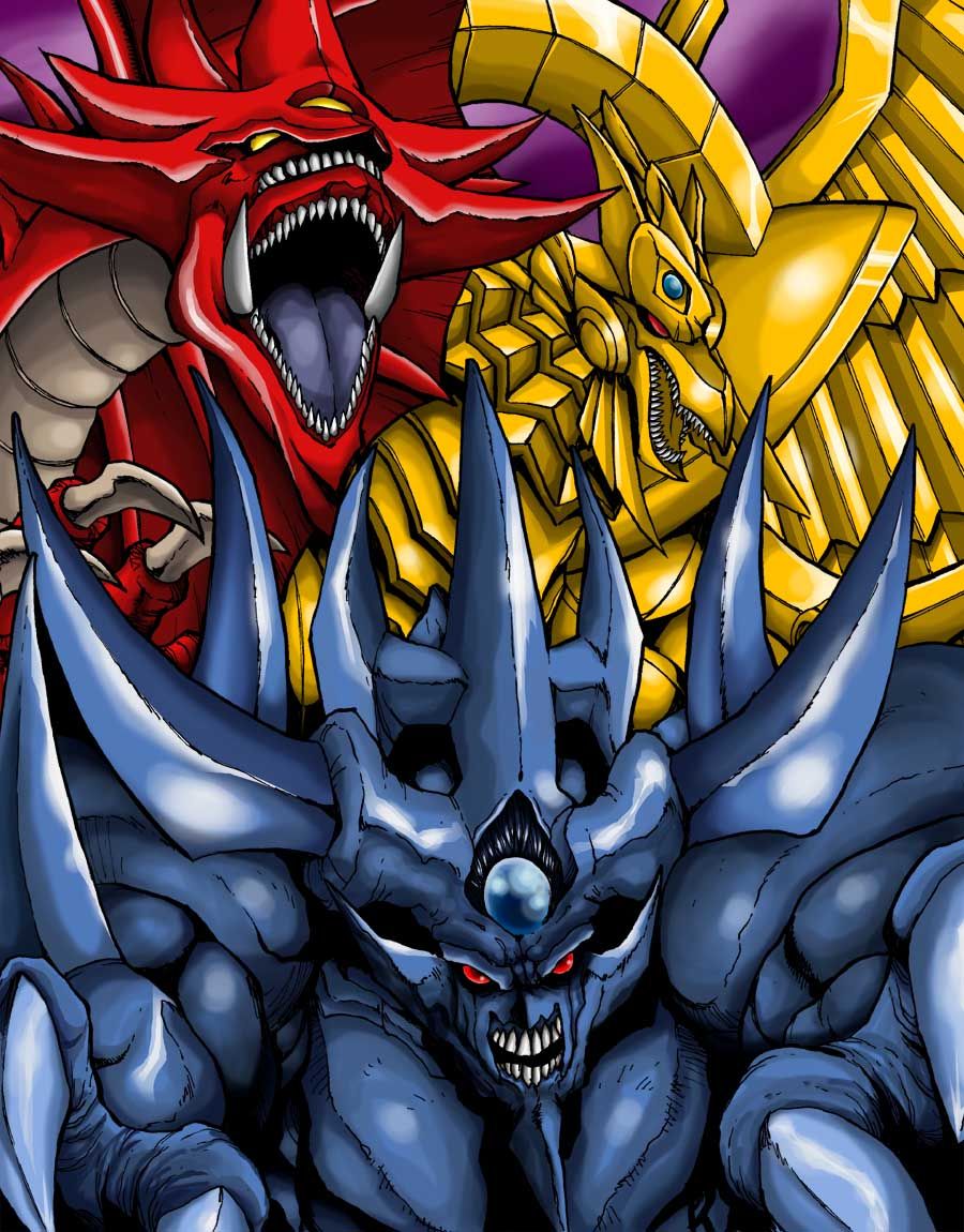 YuGiOh trinity. Yugioh, Yugioh monsters, Cool anime picture