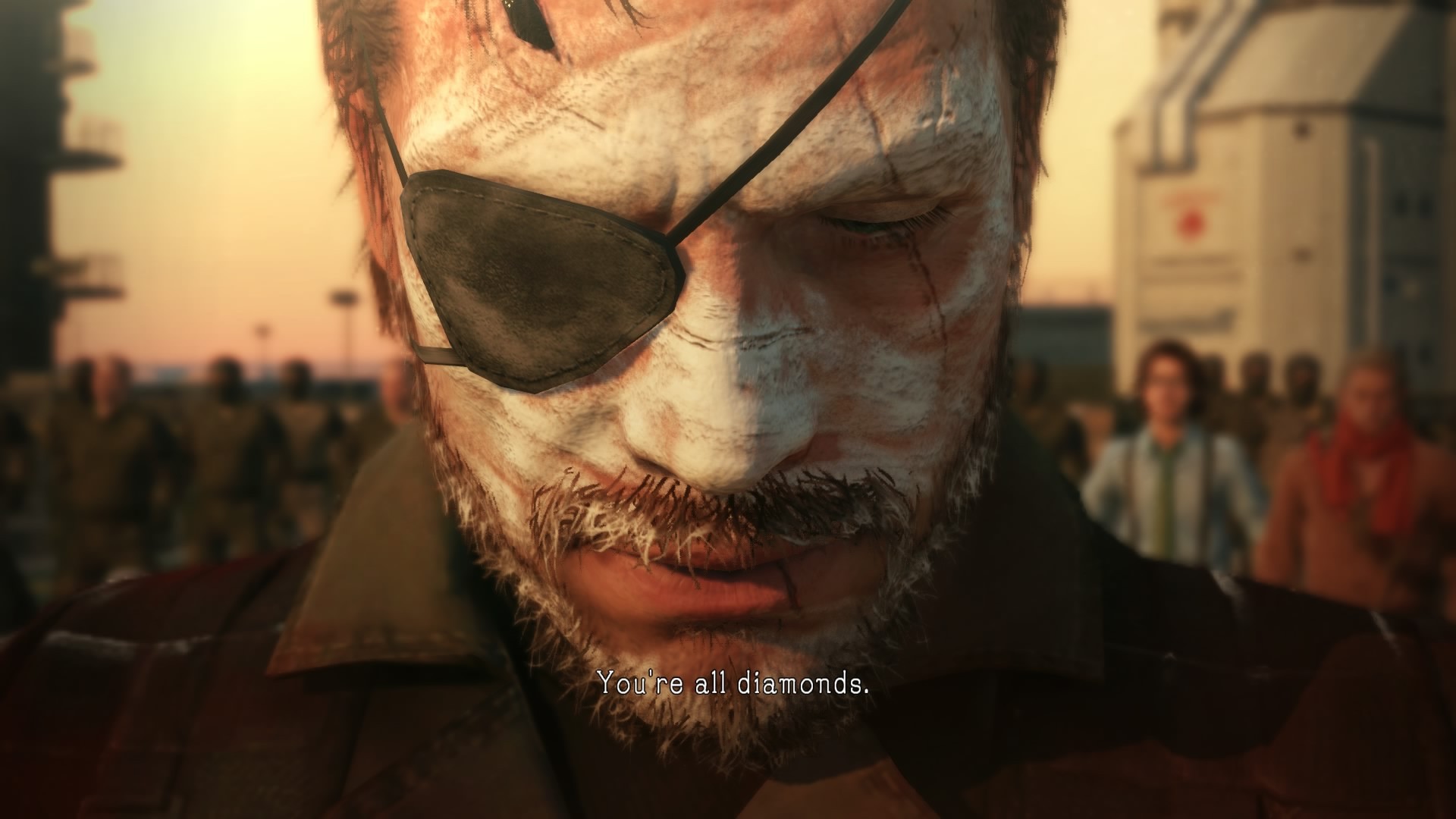 Wallpaper, temple, moustache, Metal Gear Solid V The Phantom Pain, Big Boss, 1920x1080 px, facial hair, zombie 1920x1080