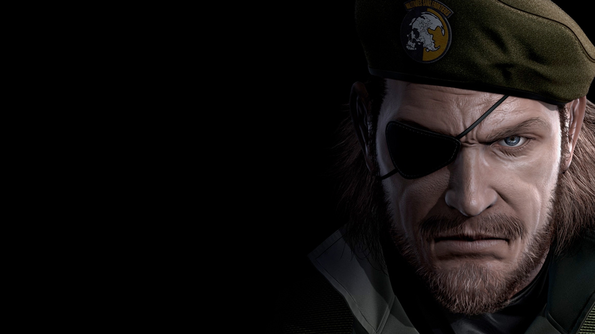 Big boss Metal Gear Solid eye patch MacBook Air Wallpaper Download
