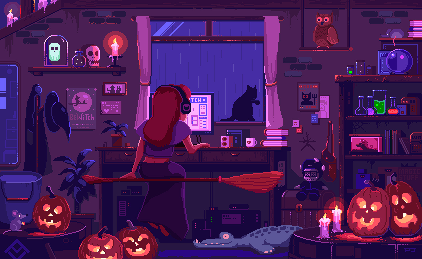 Halloween Chill, Pixel Jeff