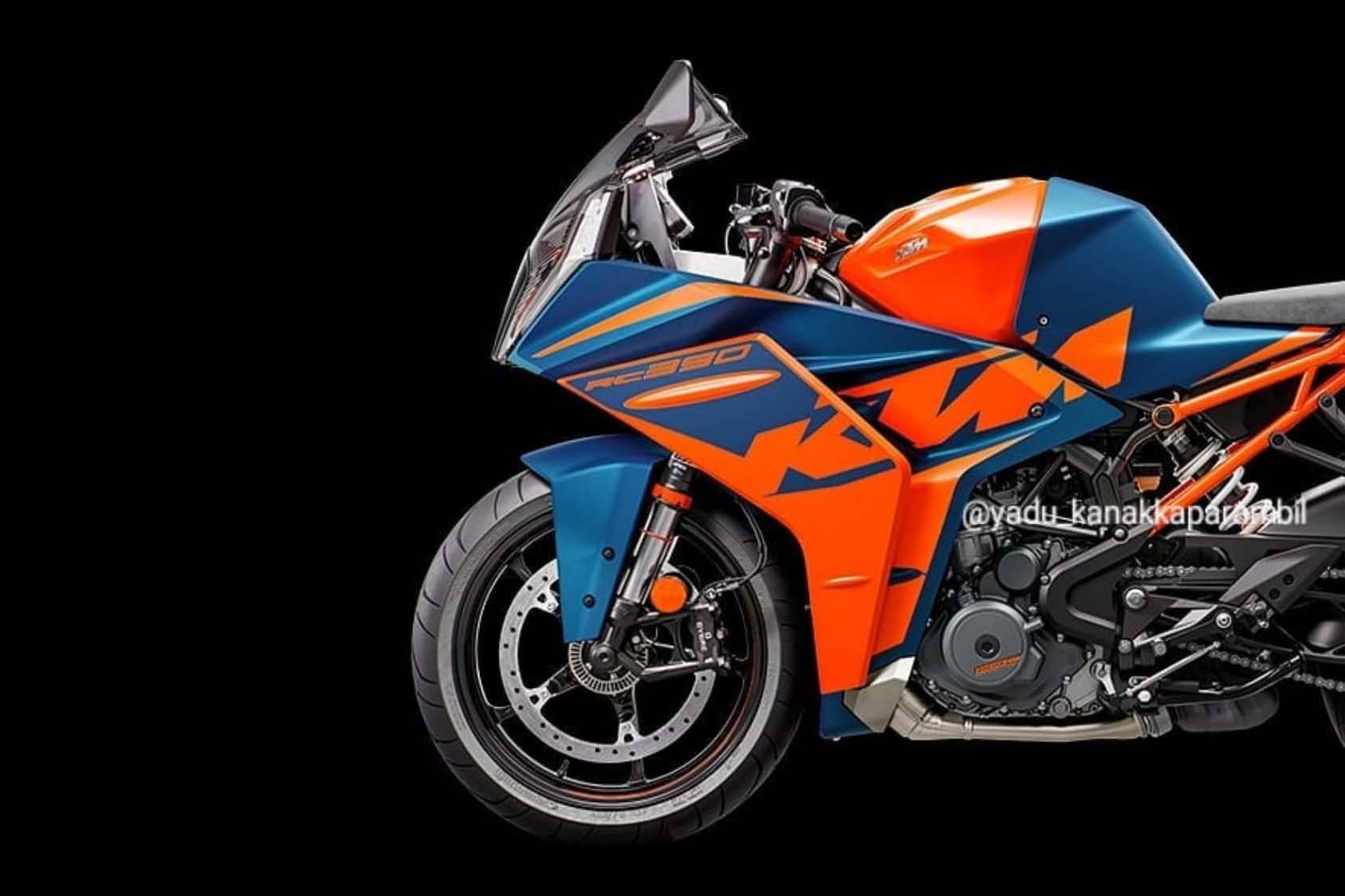 Here Is Our First Glimpse of What the New KTM RC390 Will Look Like & Rubber